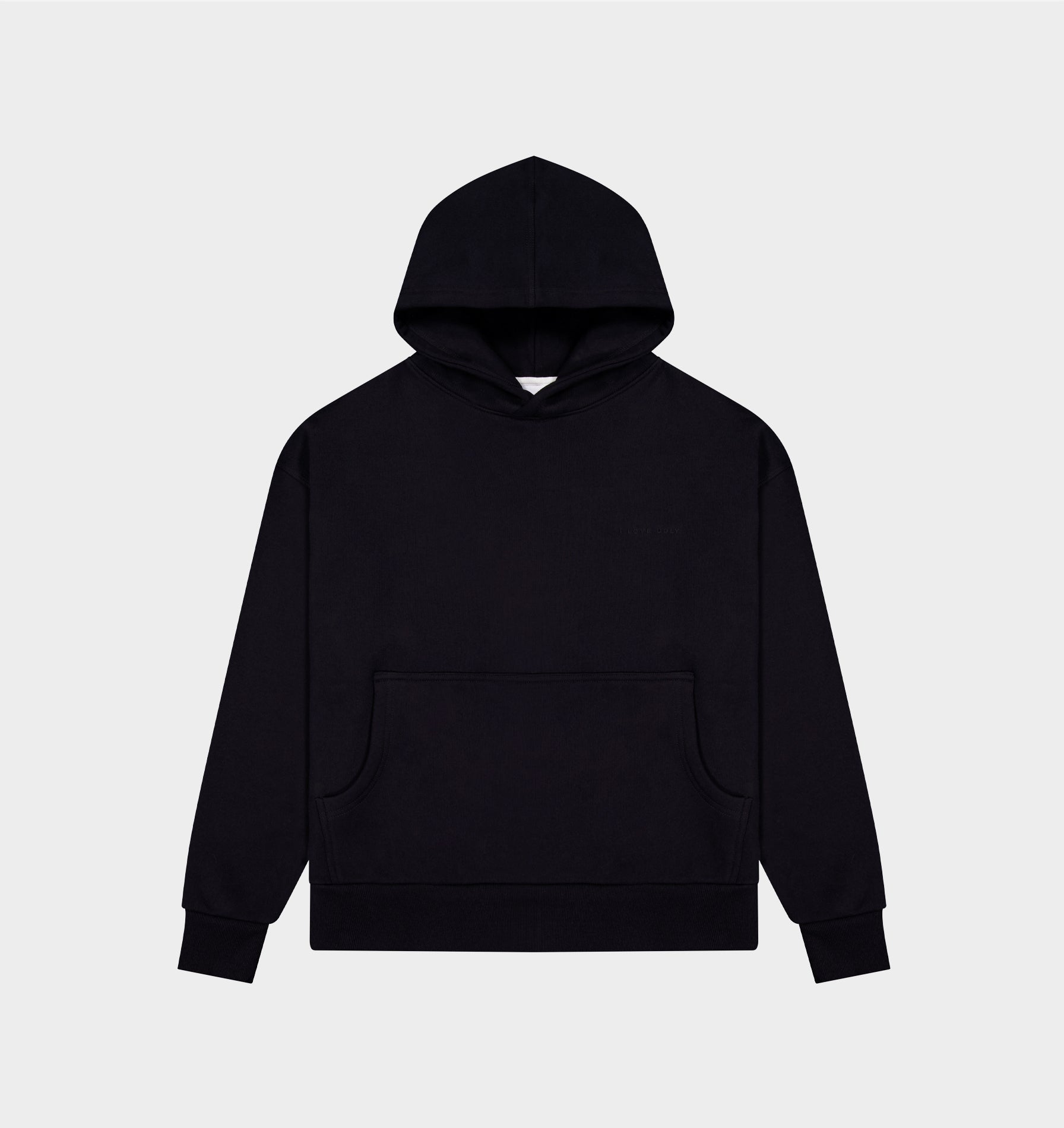 Enzo Cropped Hood - Black