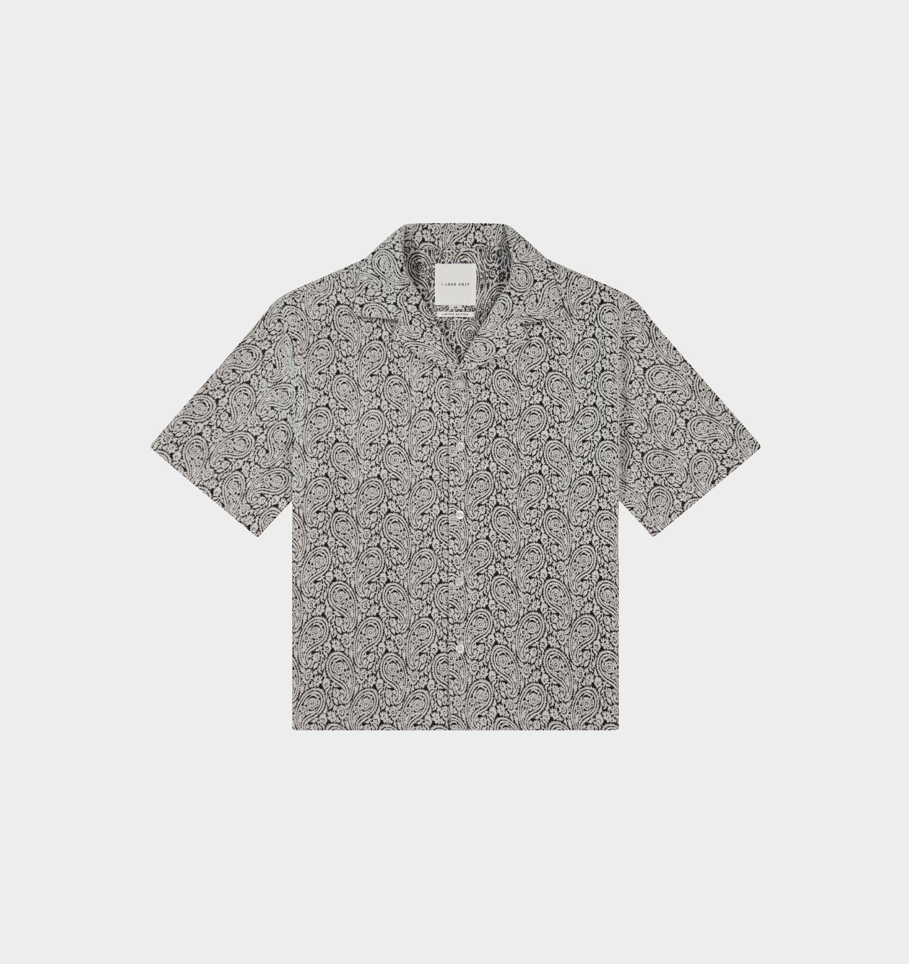 Box Cuban Collar SS Shirt - Paisley