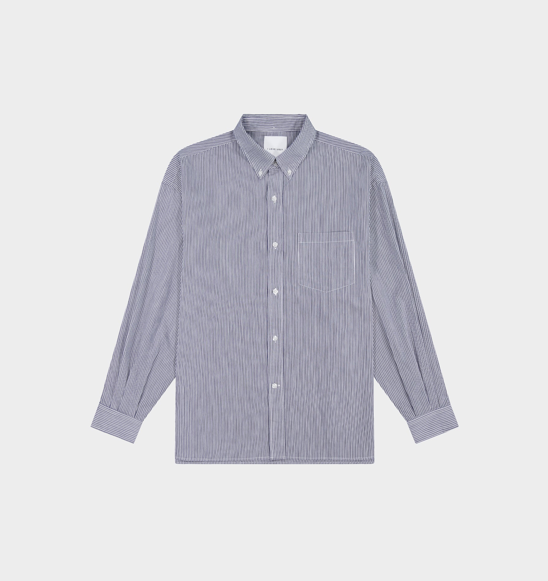 Kingston Overshirt - Blue/White Stripe