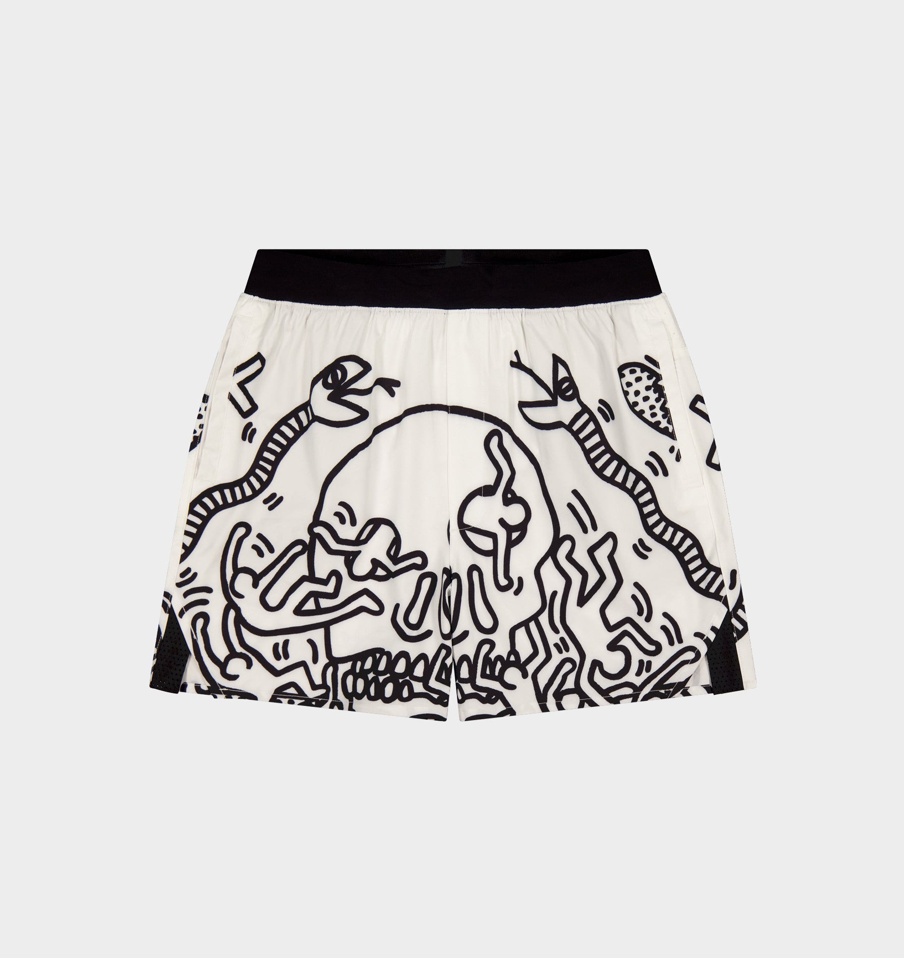 Keith Haring Chaos Active 5 Inch Short - Off White