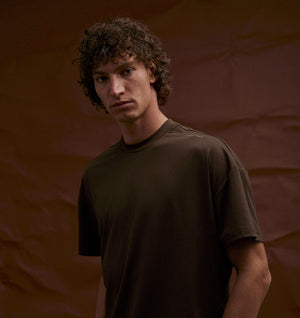 Active Lewi Cropped Tee - Espresso