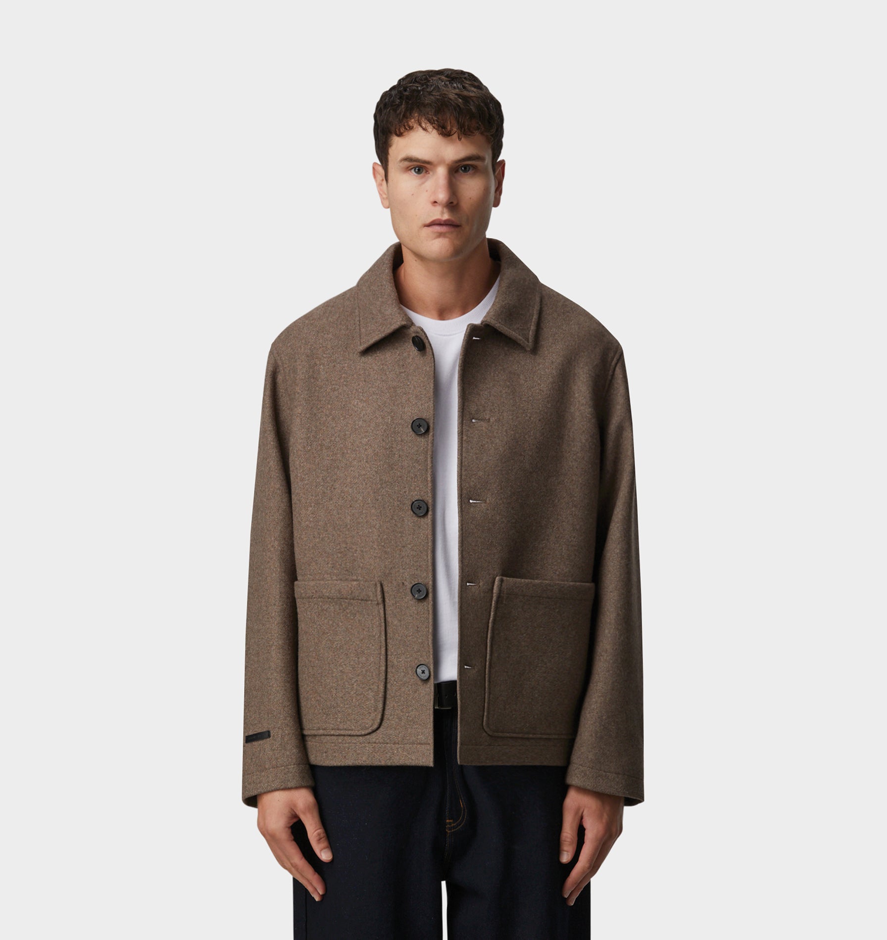 Carson Wool Jacket - Mushroom