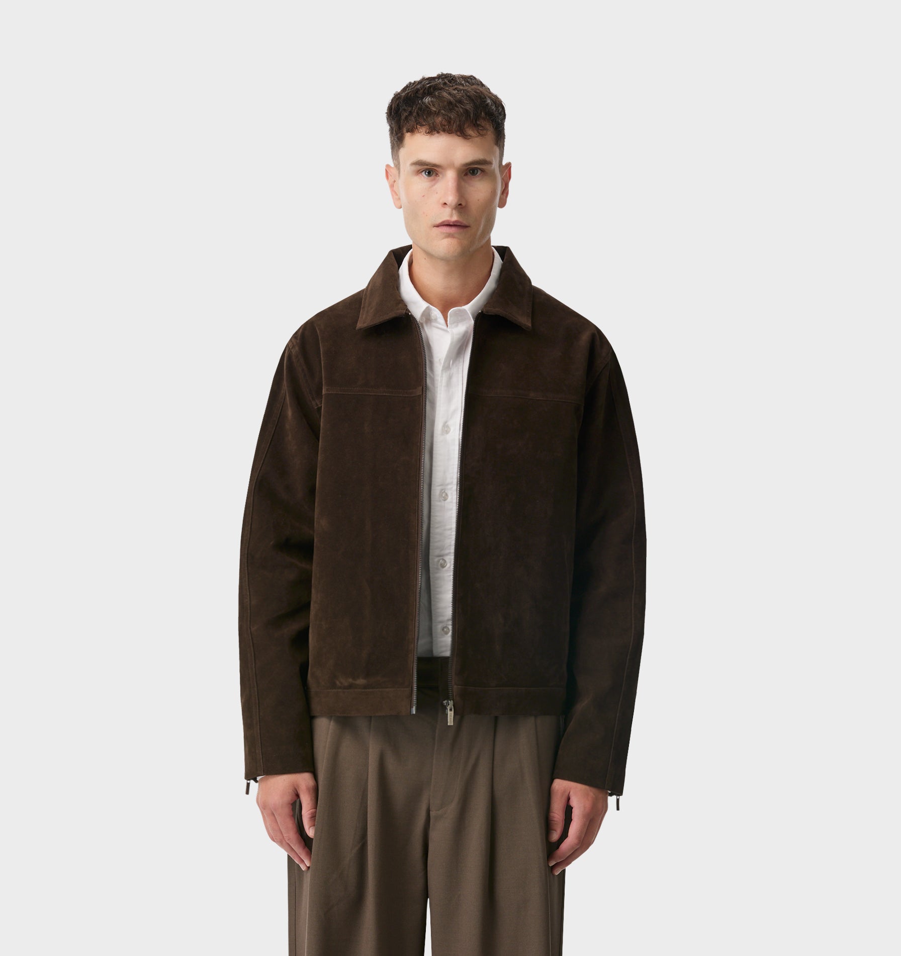 Mason Suede Jacket - Espresso