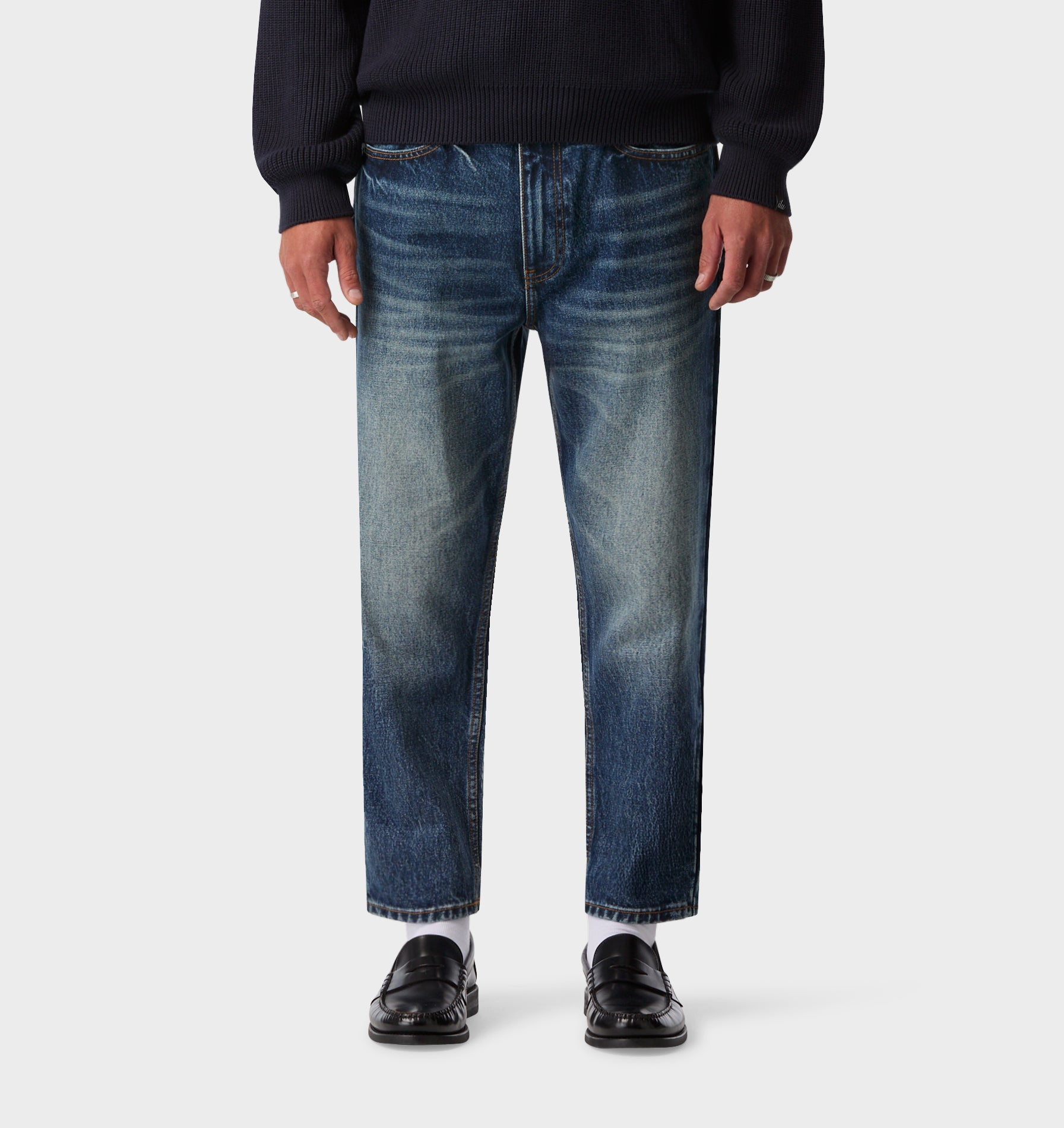 Cropped 90s Denim - Vintage Indigo