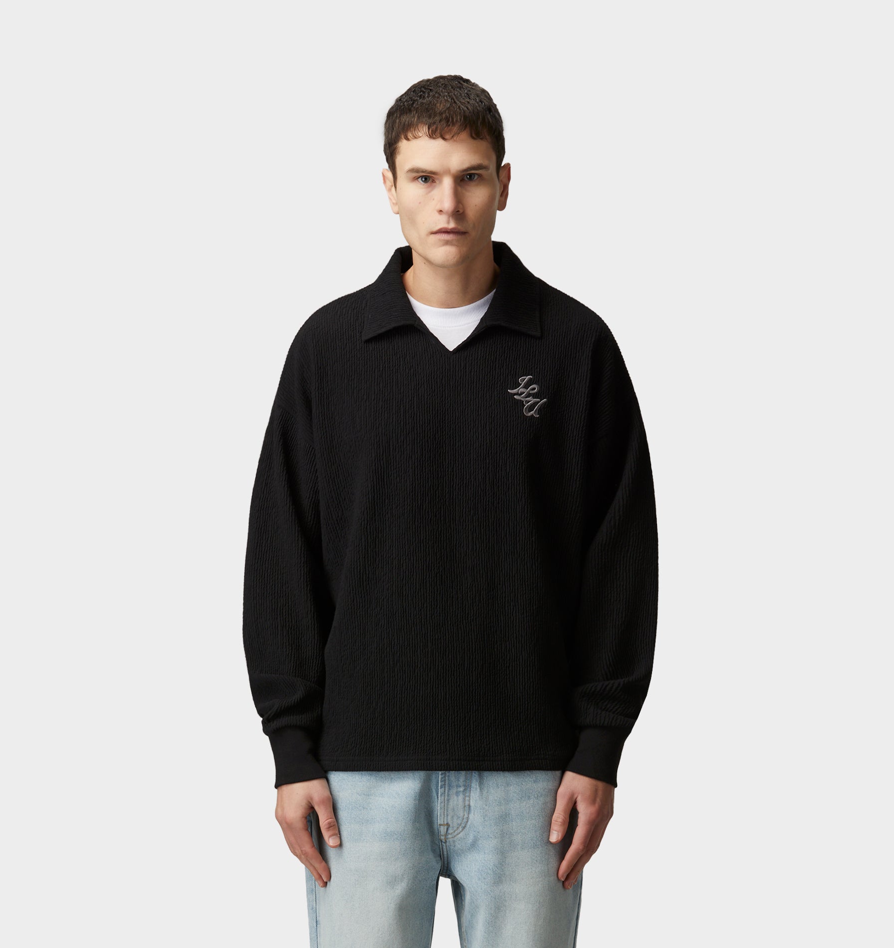 Josiah LS Polo - Black