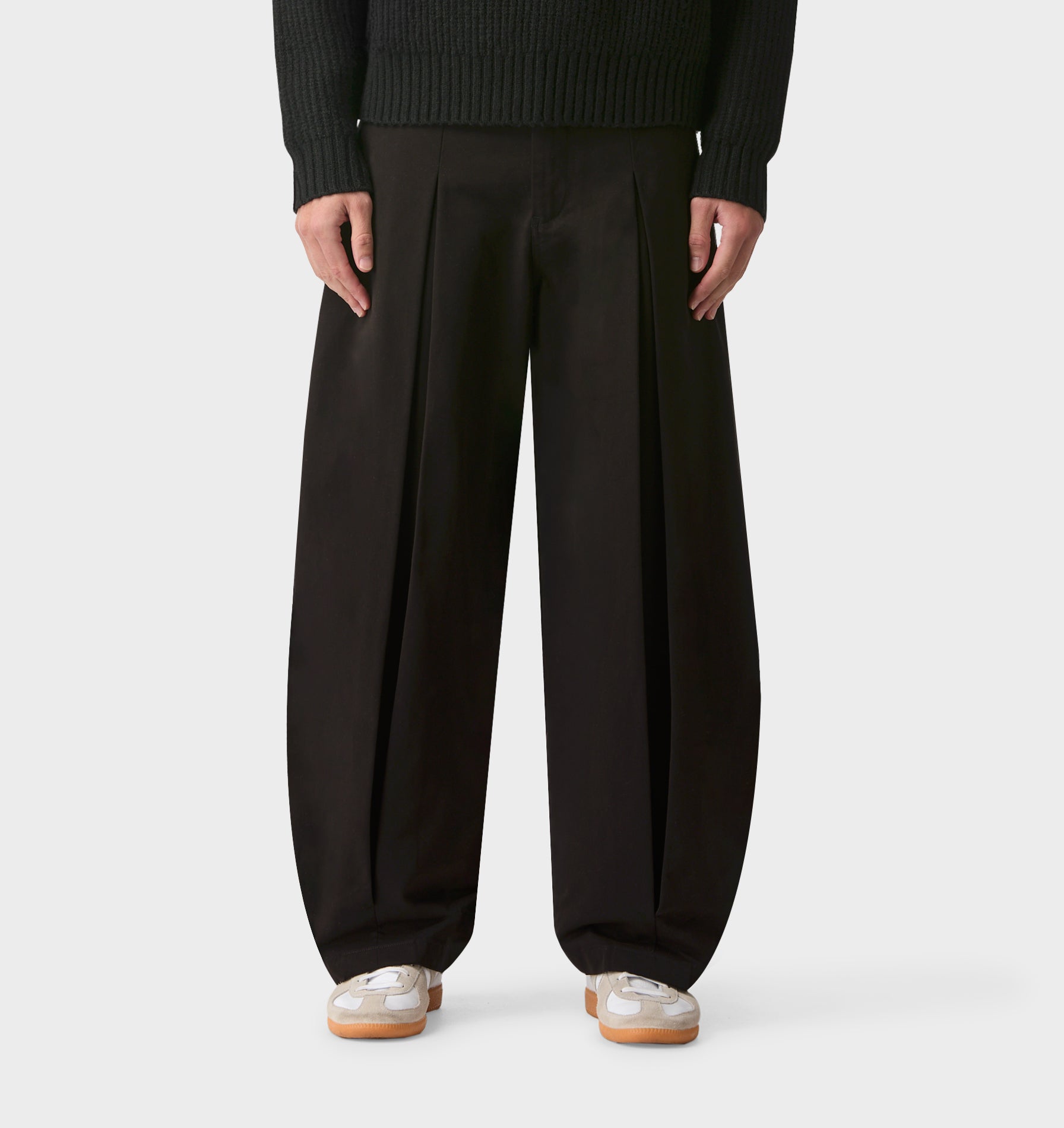 Box Pleat Pant - Black | I Love Ugly