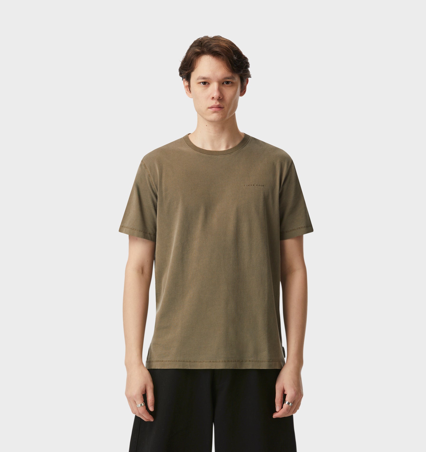Jeremy Slim Tee - Washed Mushroom