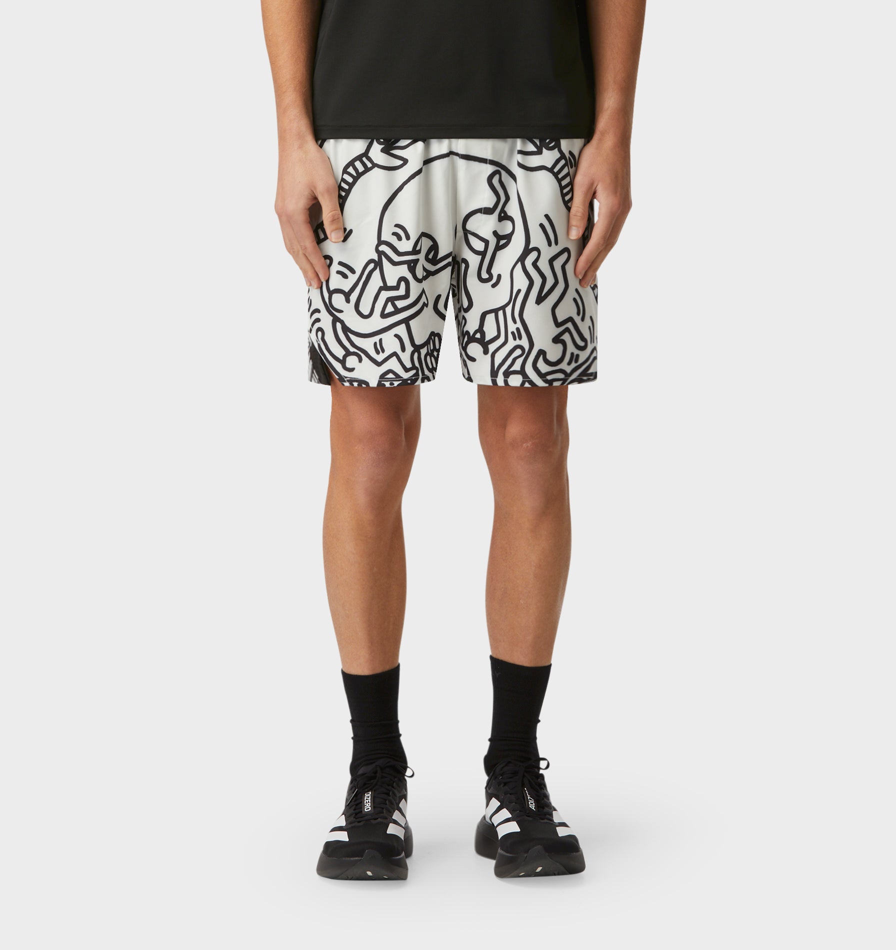 Keith Haring Chaos Active 5 Inch Short - Off White