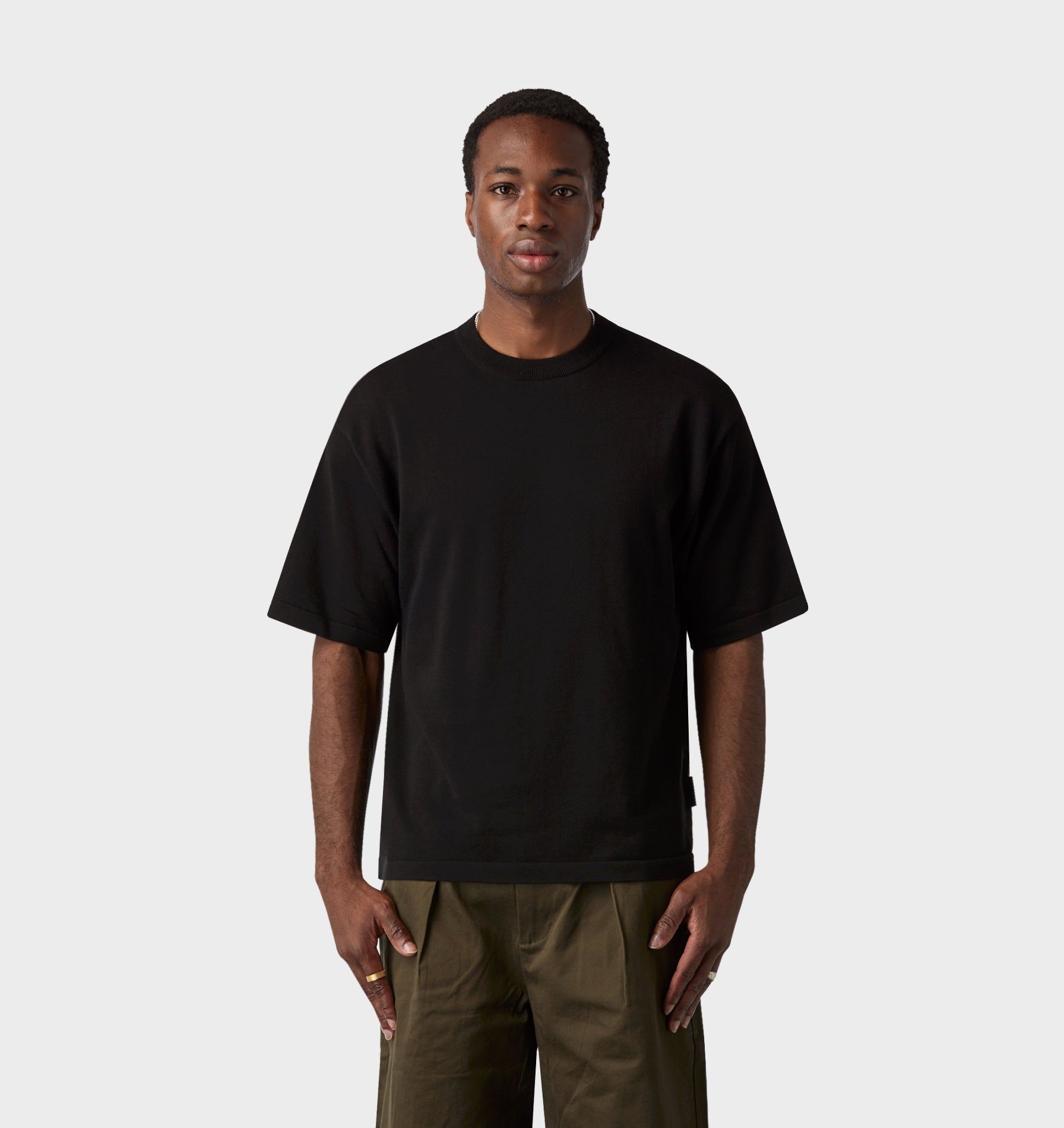 Knit Tee - Black