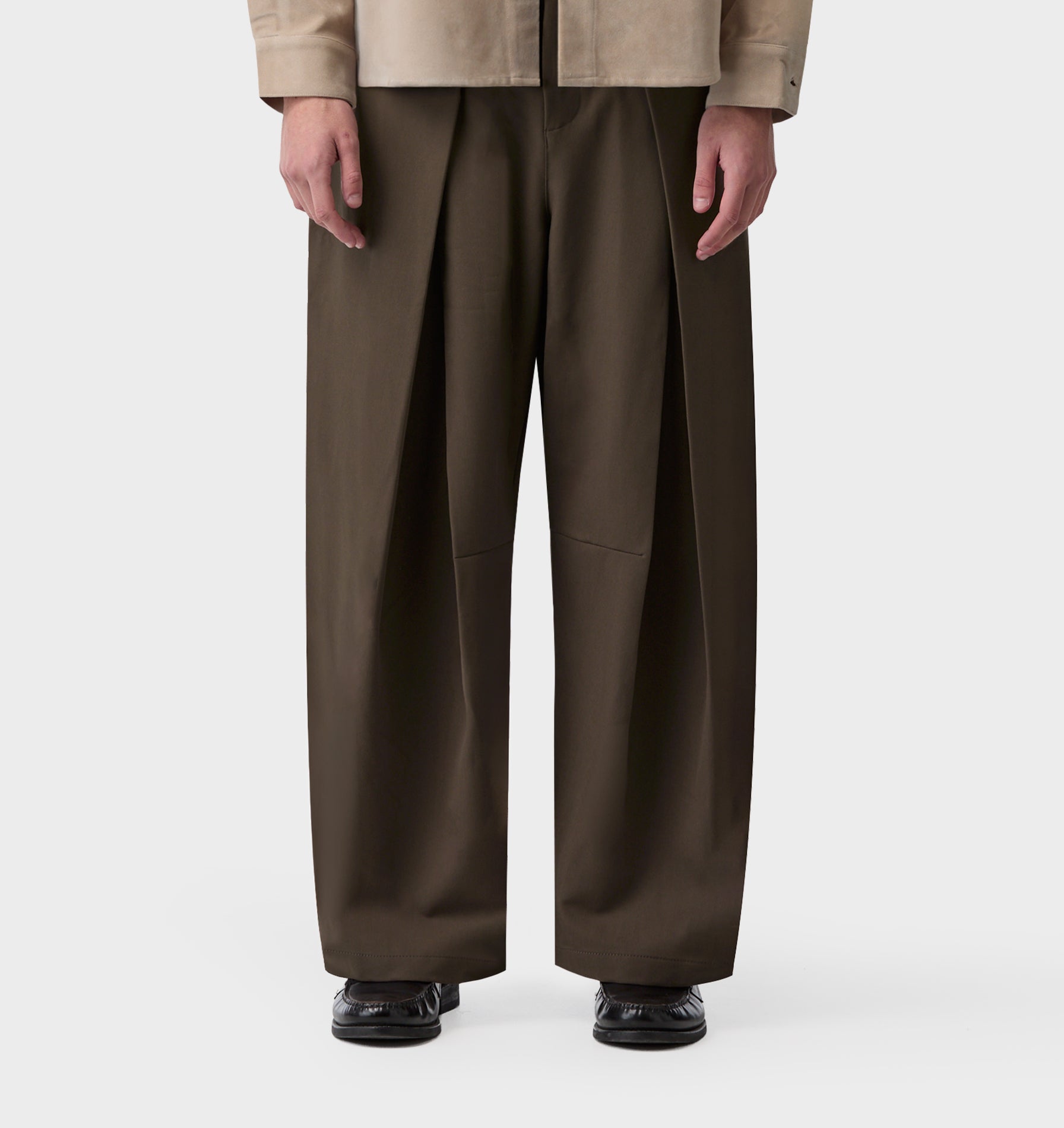 Vermont Pleat Pant - Mushroom