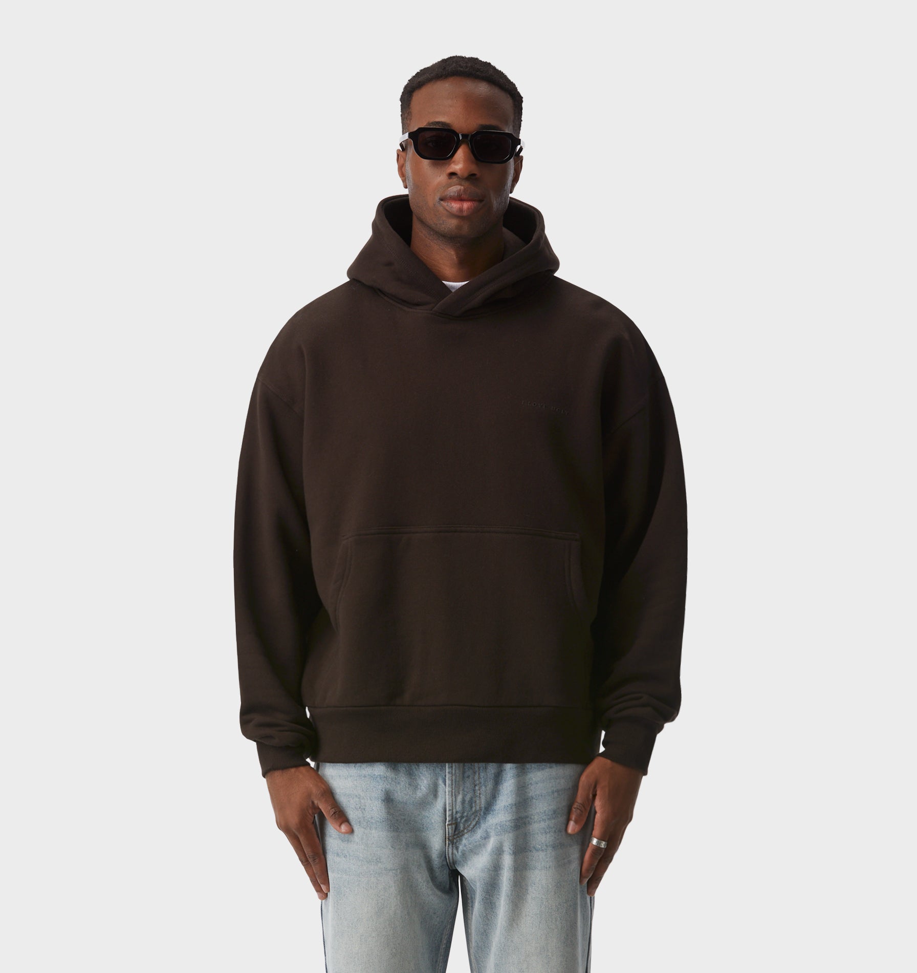 Enzo Cropped Hood - Coffee Bean