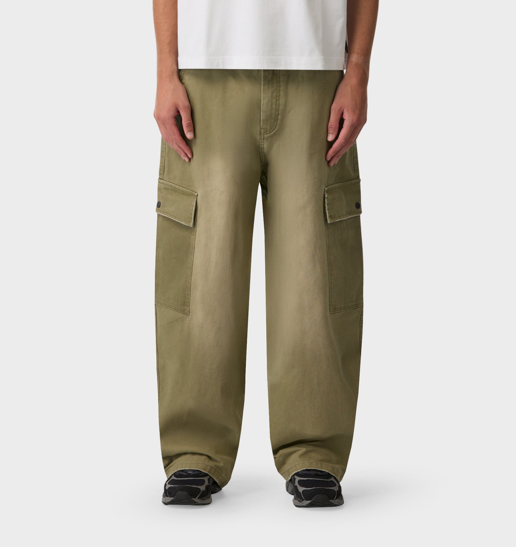 Balloon Cargo Pant - Vintage Moss | I Love Ugly
