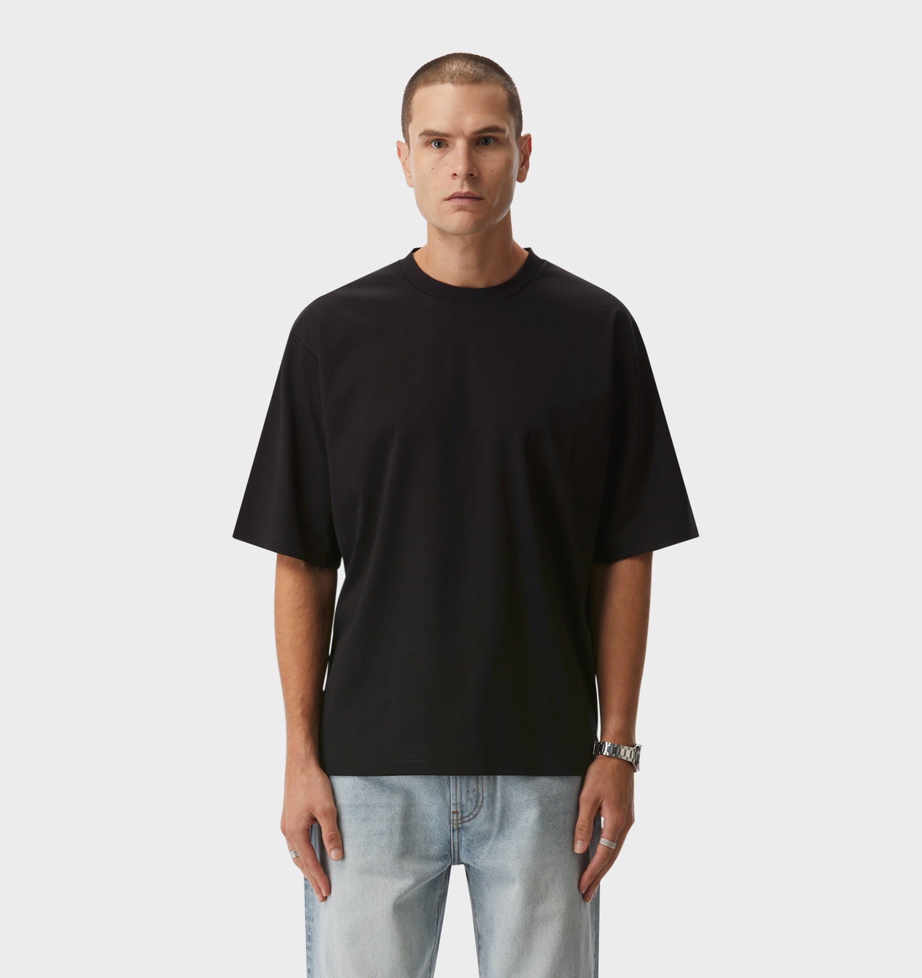 Isaac Oversized Tee - Black