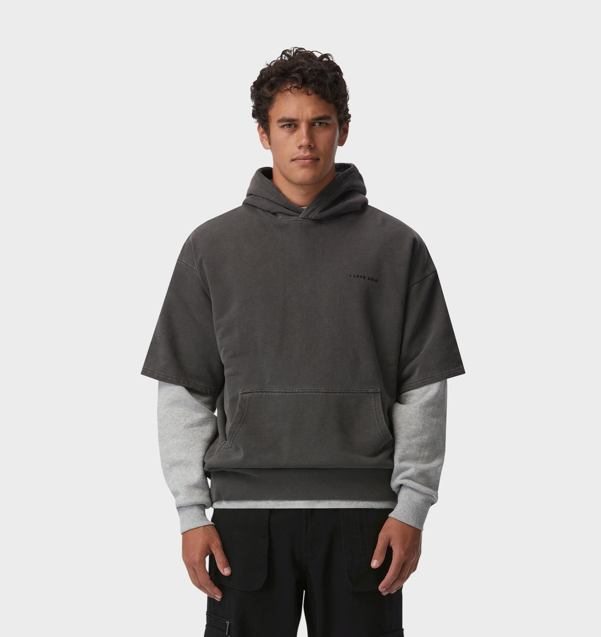 Box SS Hood - Washed Black