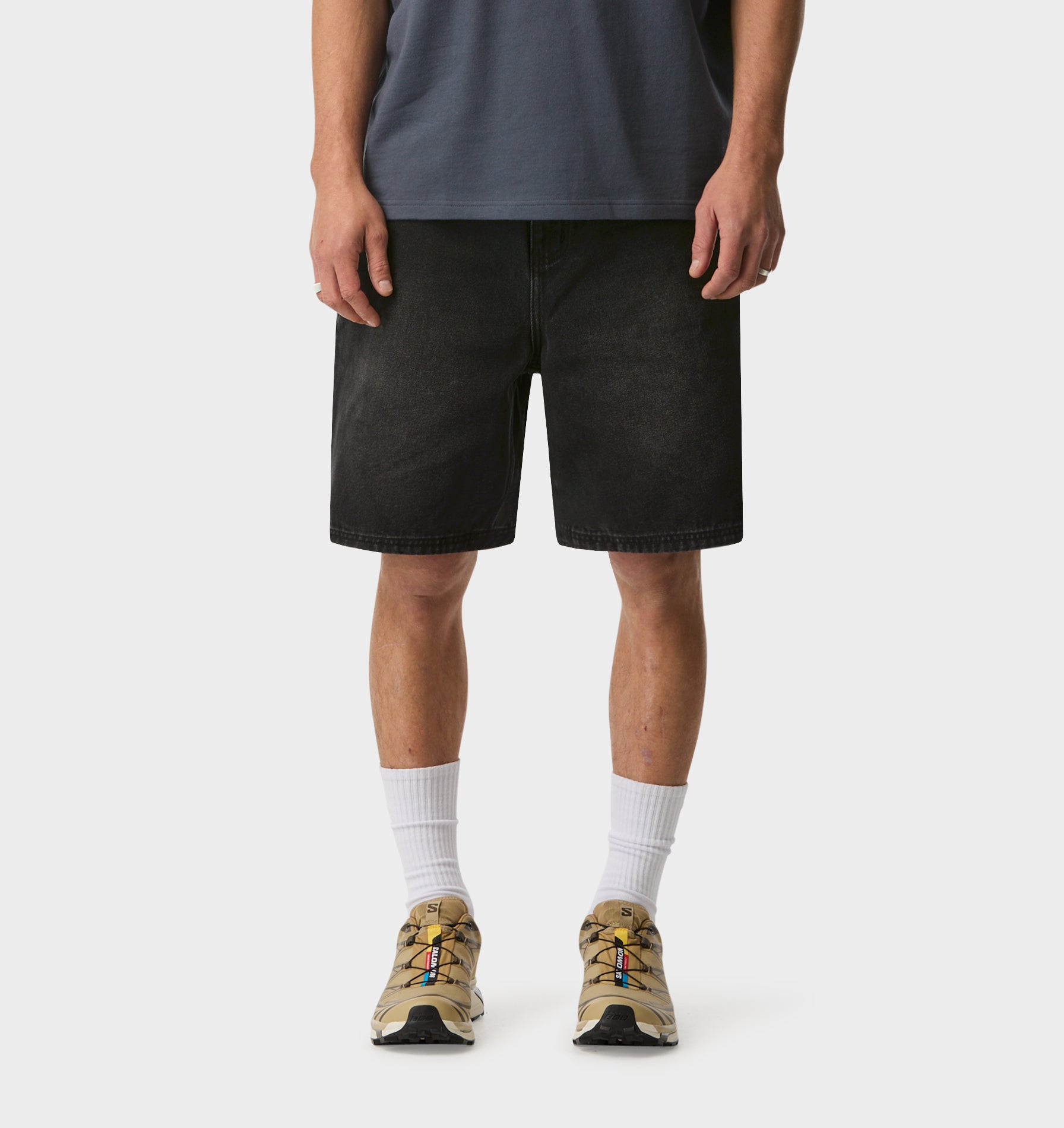 Clean Carpenter Short - Washed Black | I Love Ugly