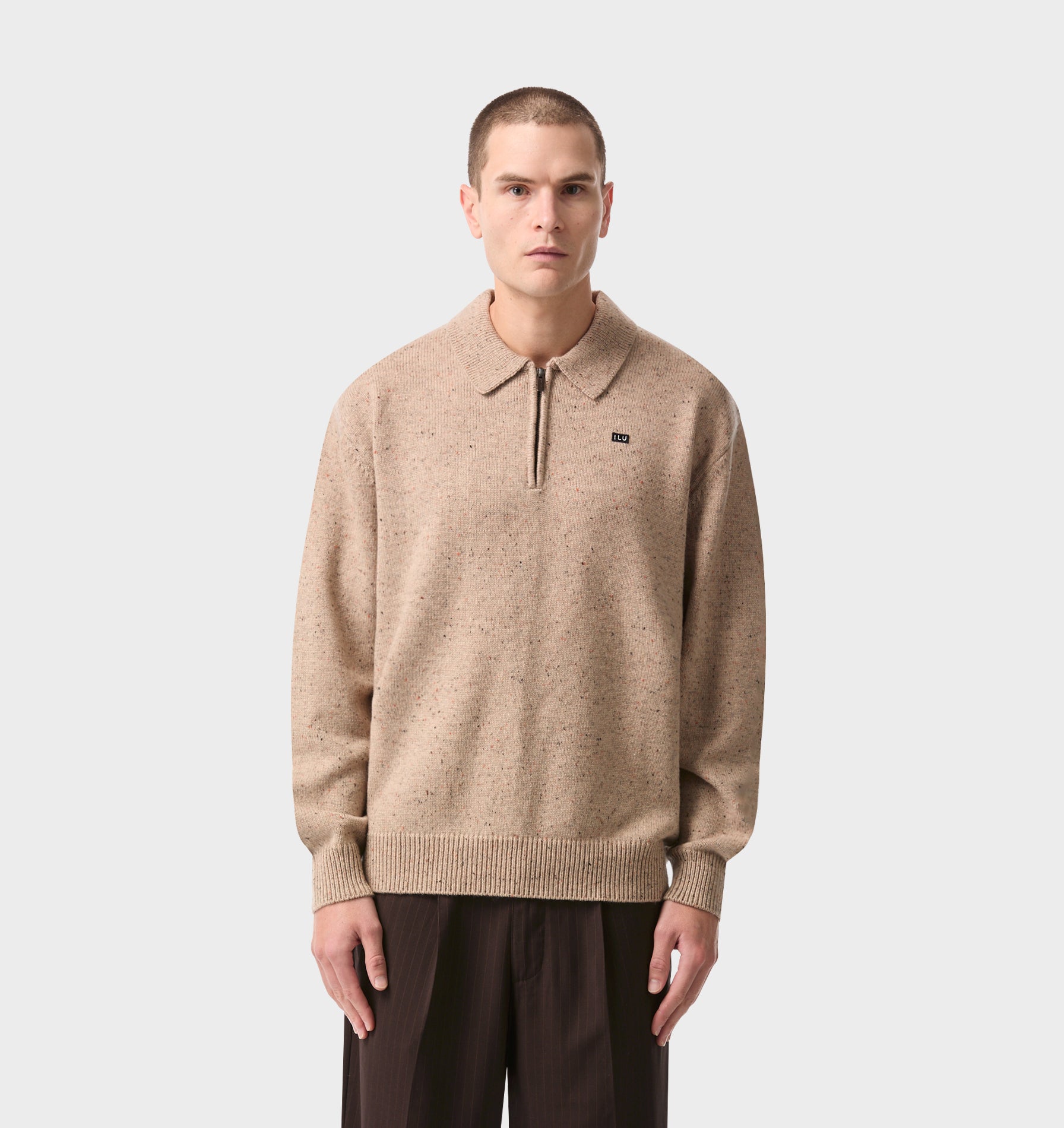 Knit Mario Pullover - Oatmeal