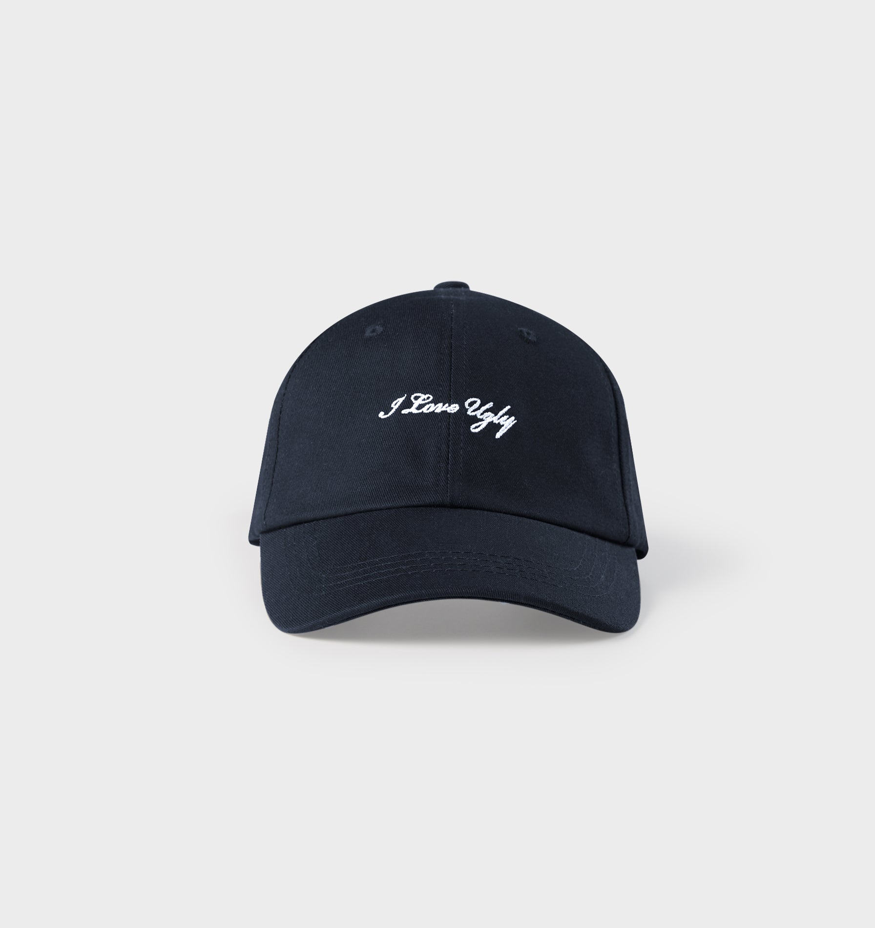 ILU Script Logo Cap - Dark Navy