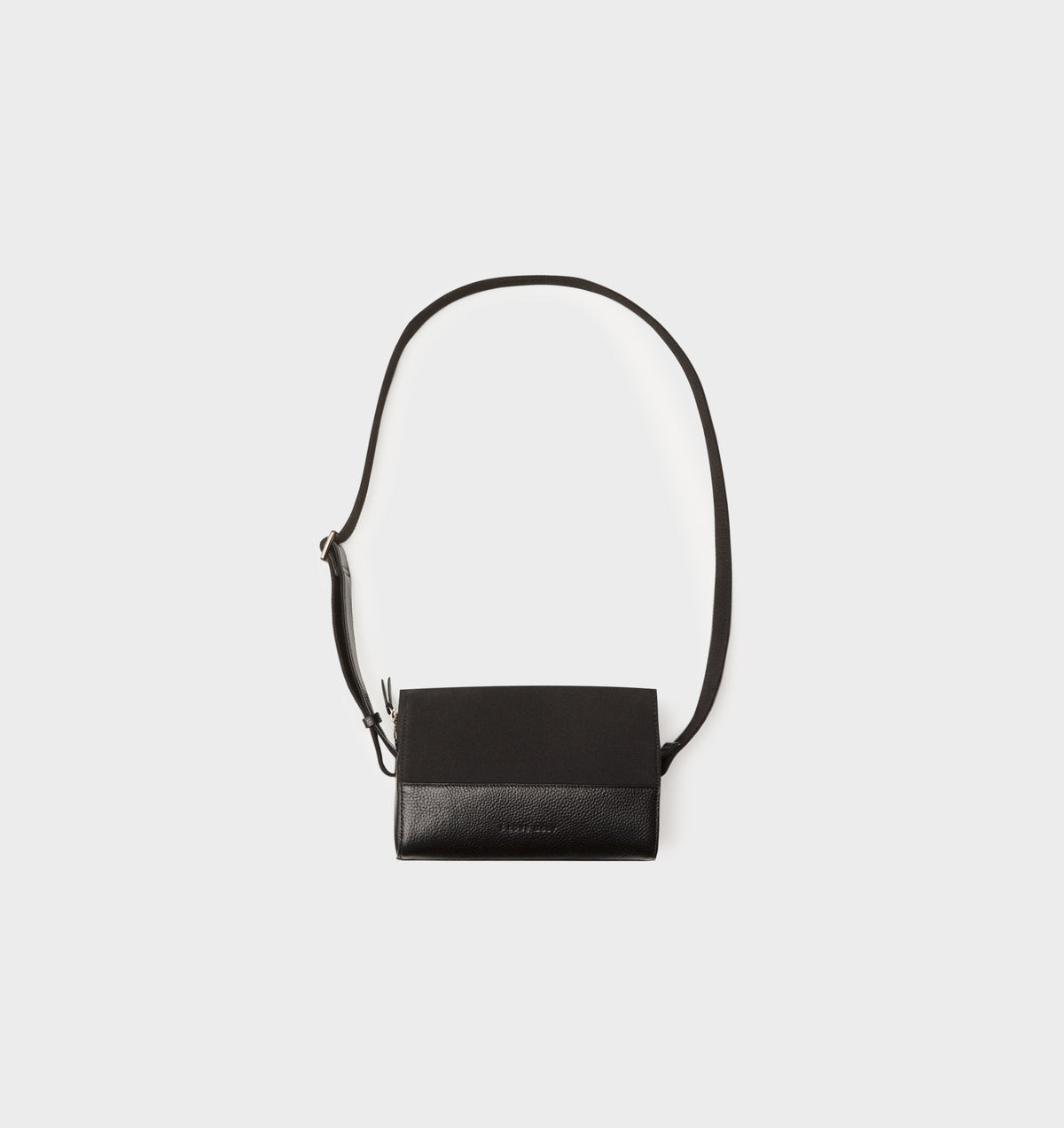 Arlo Leather Crossbody Bag - Black