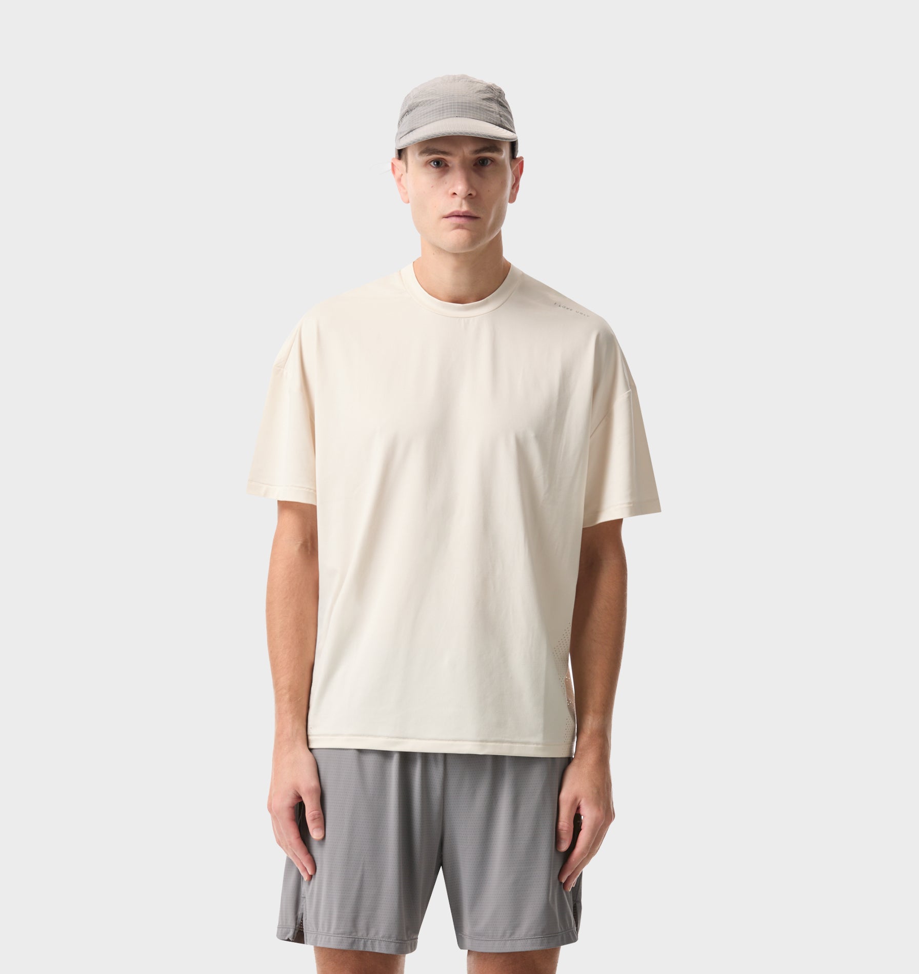 Active Crop Tee - Off White