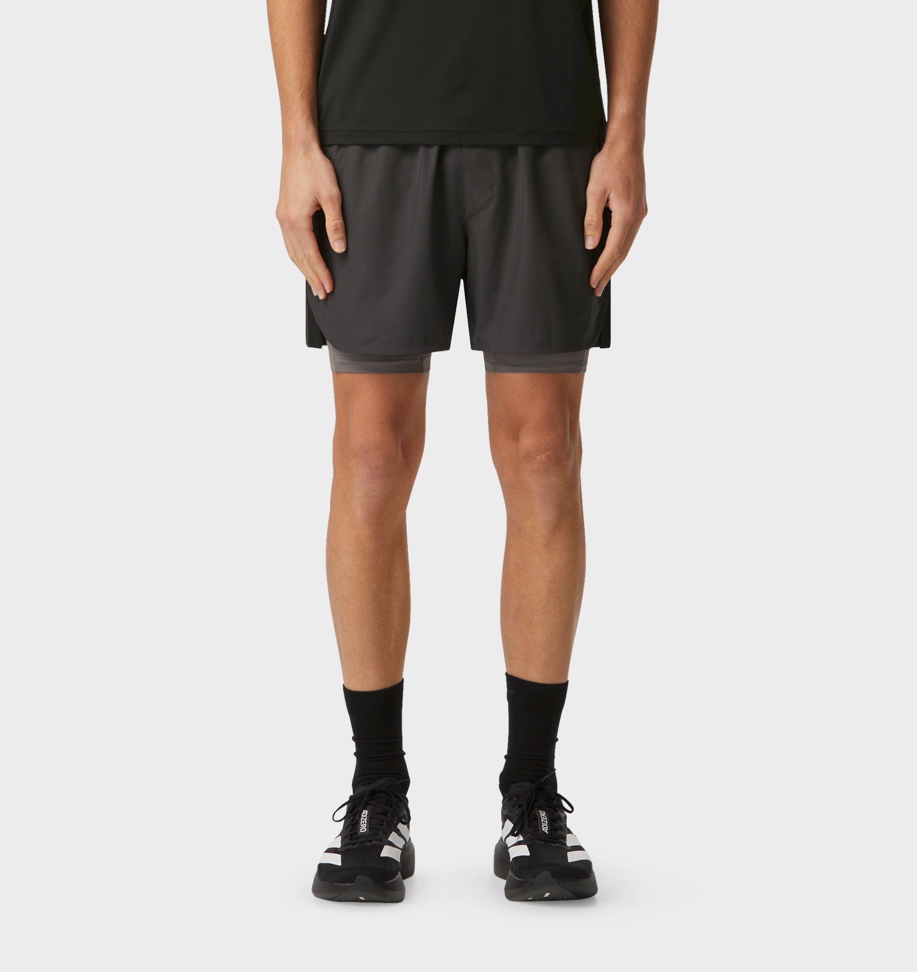 Active 4 Inch Short - Charcoal