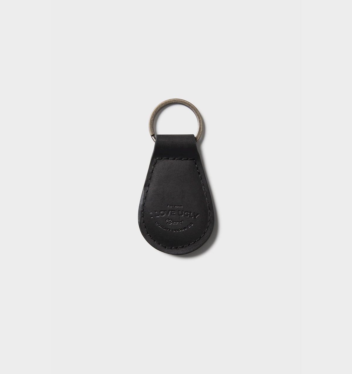 Leather Key Fob - Black