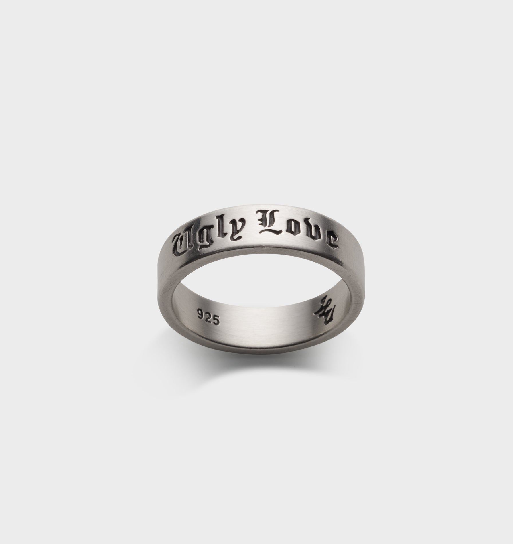 Ugly Love Band Ring - Silver