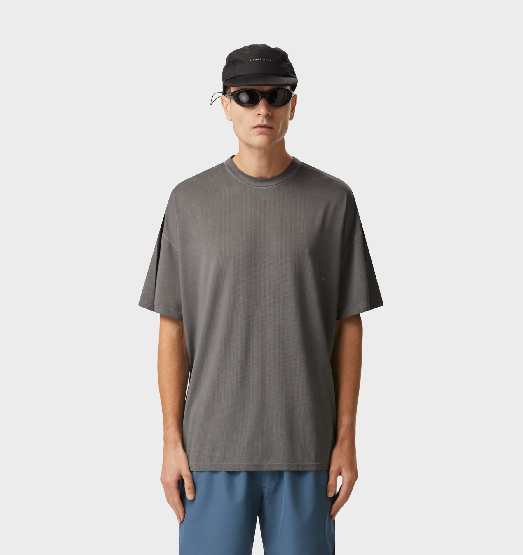 Active Box Tee - Washed Black