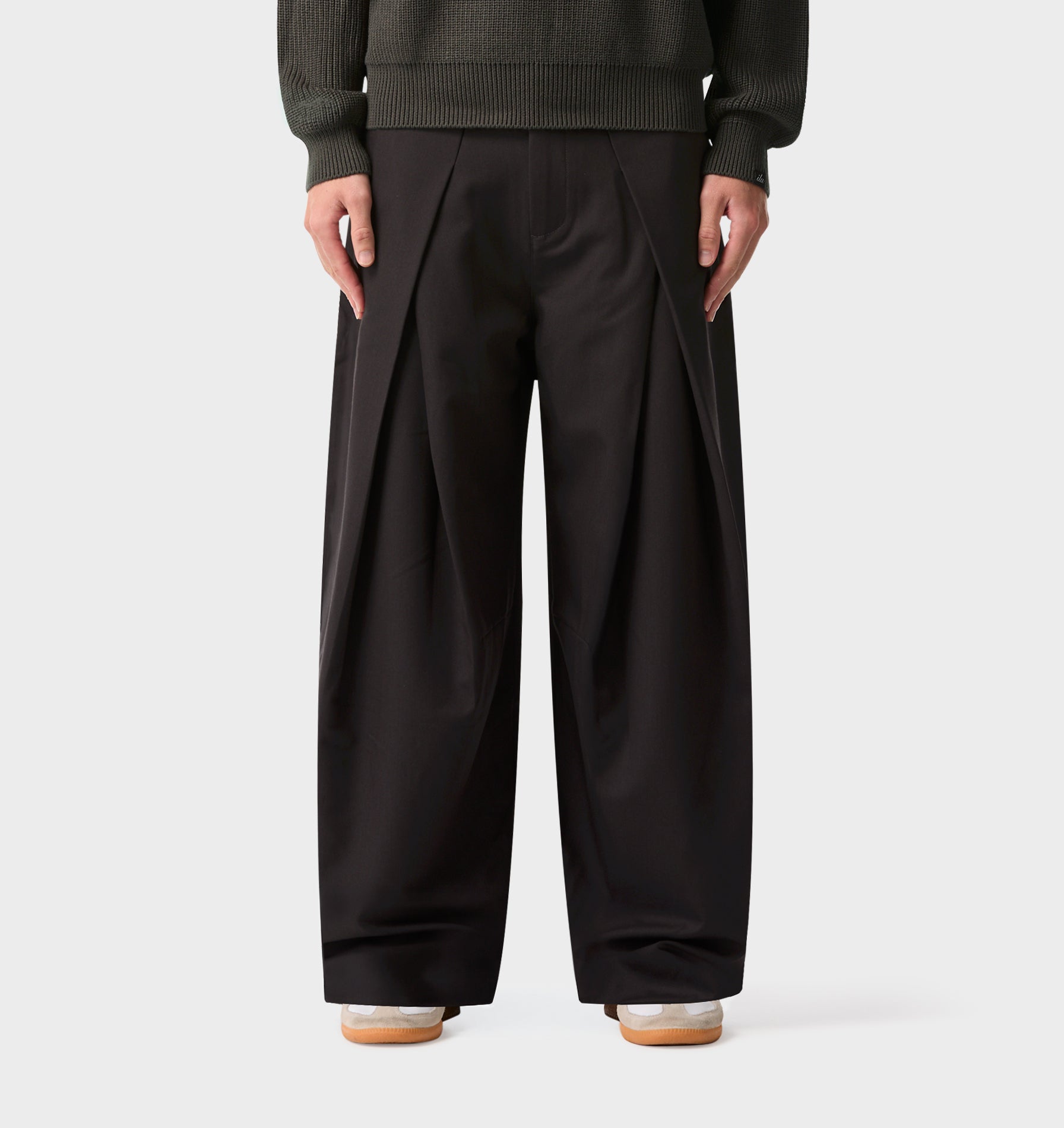 Vermont Pleat Pant - Asphalt