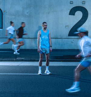 GR X ILU Active Singlet - Ice Blue