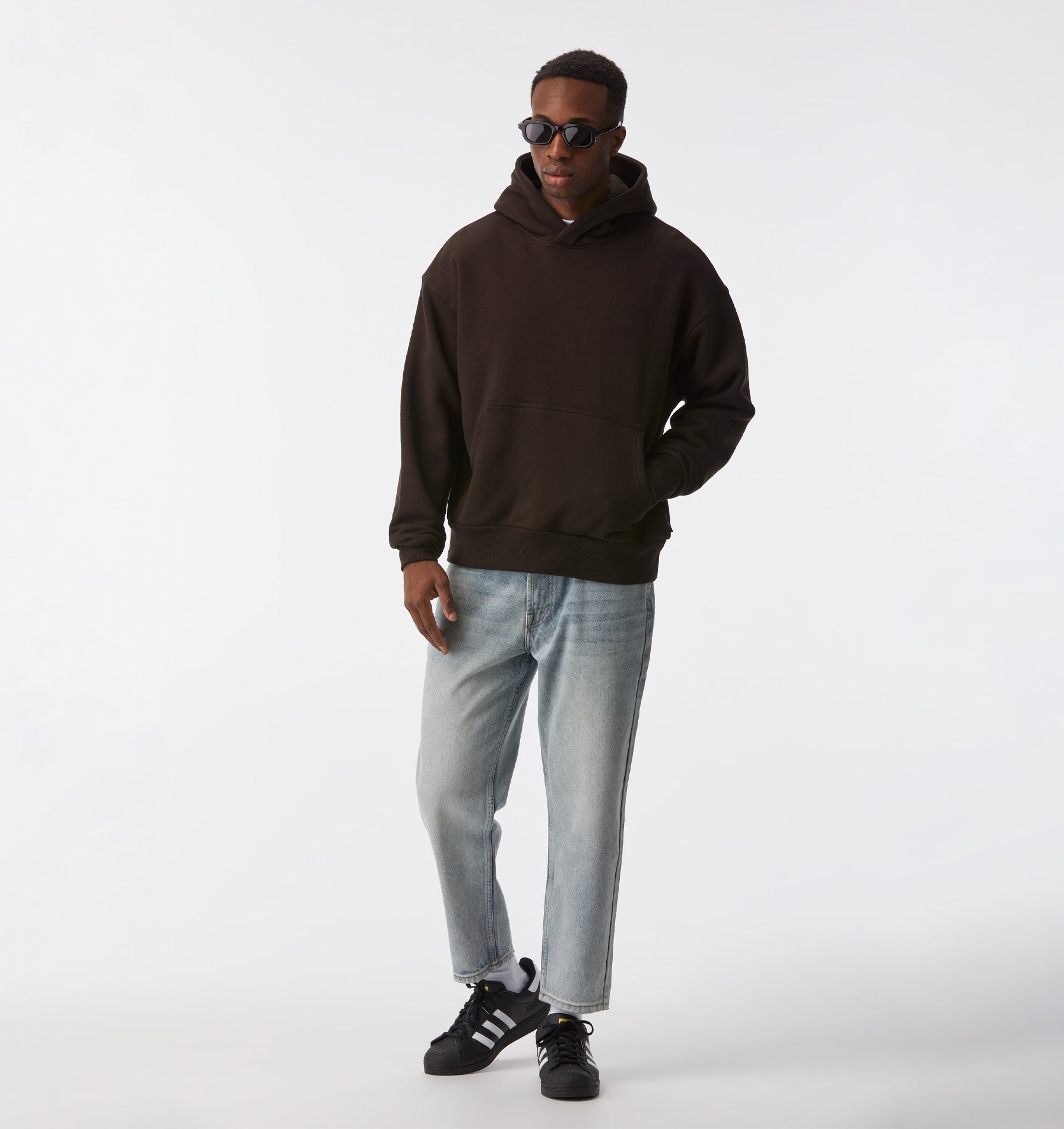 Enzo Cropped Hood - Coffee Bean