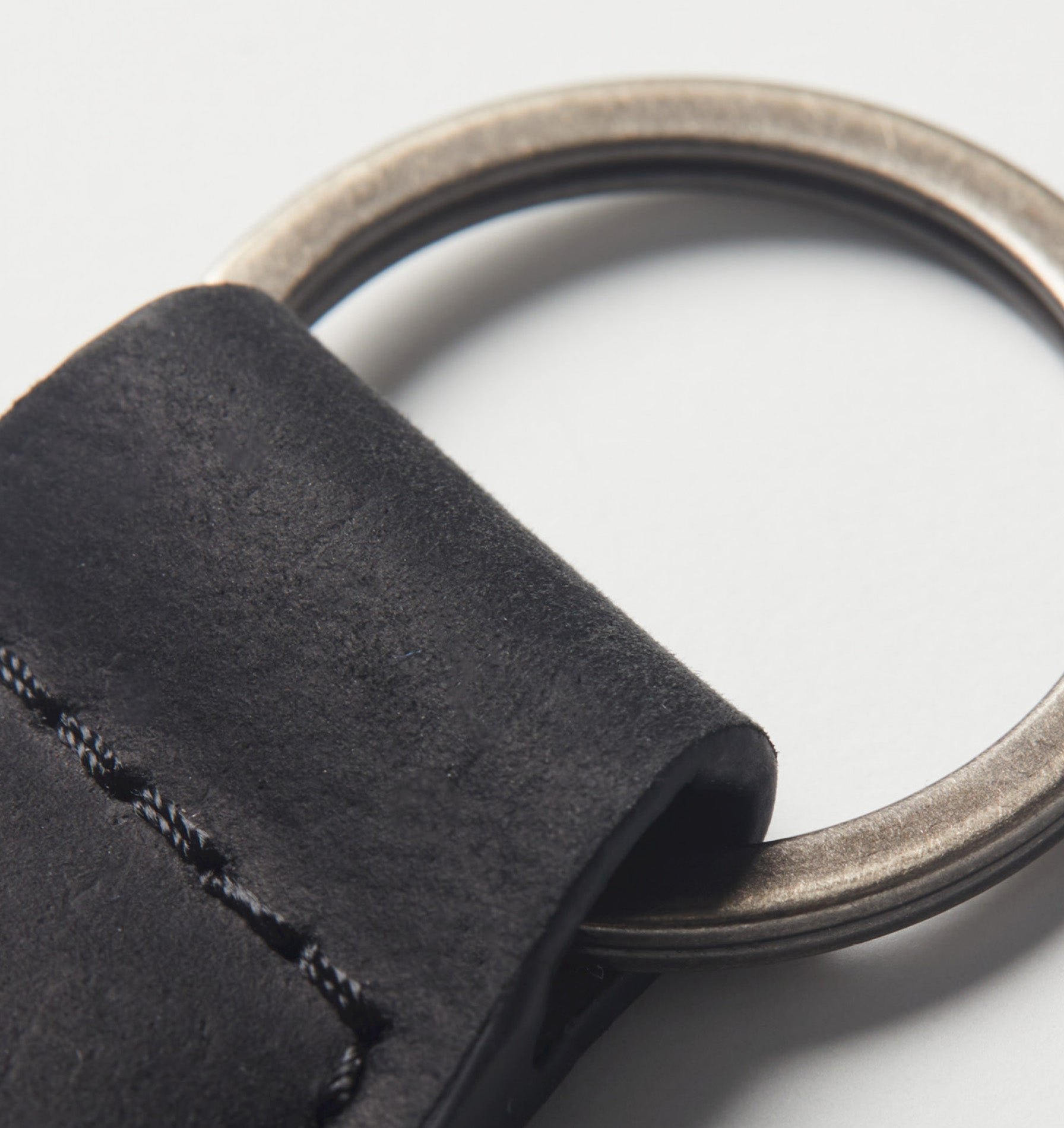 Leather Key Fob - Black