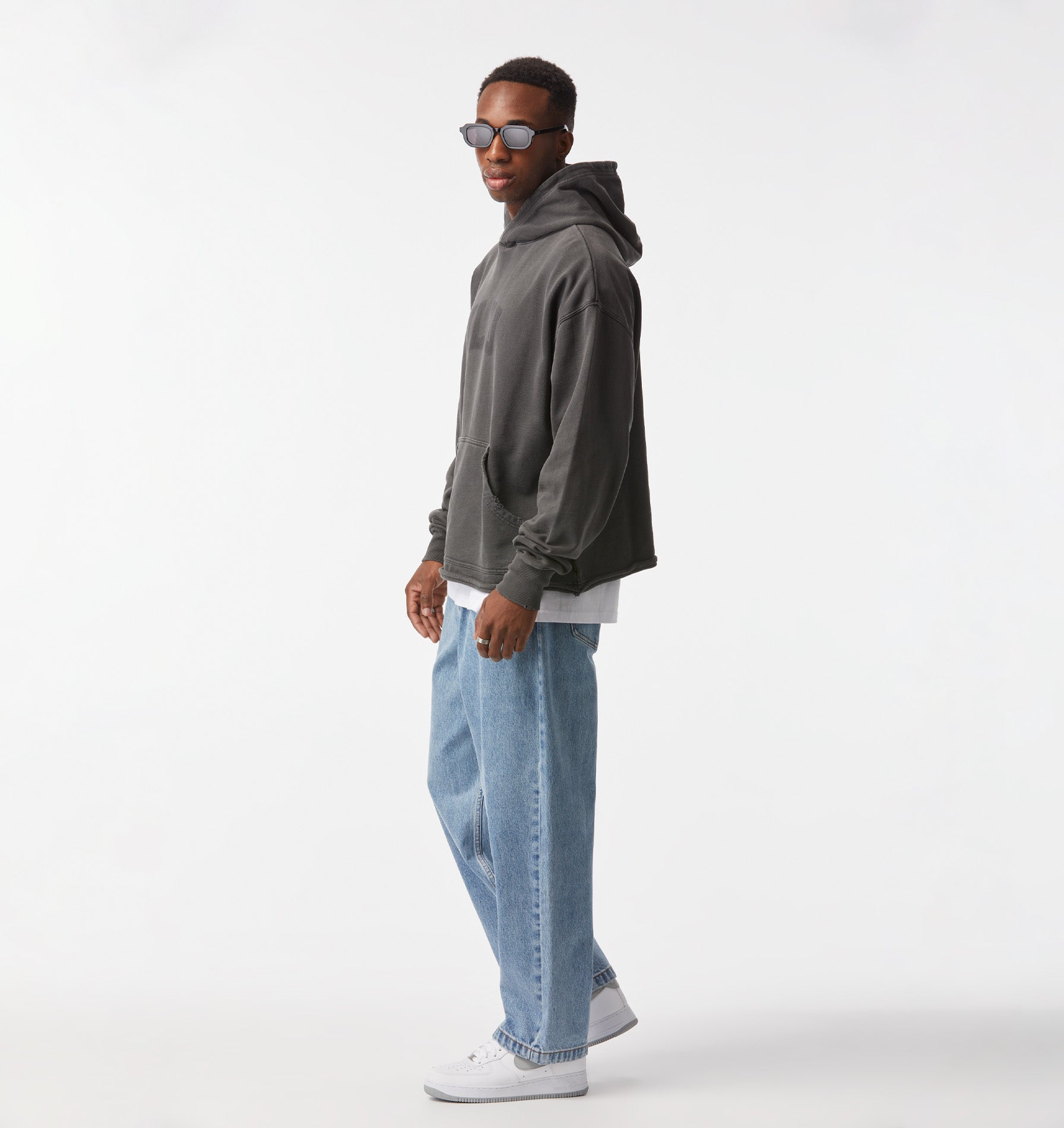 Cut Off Box Hood - Acid Black