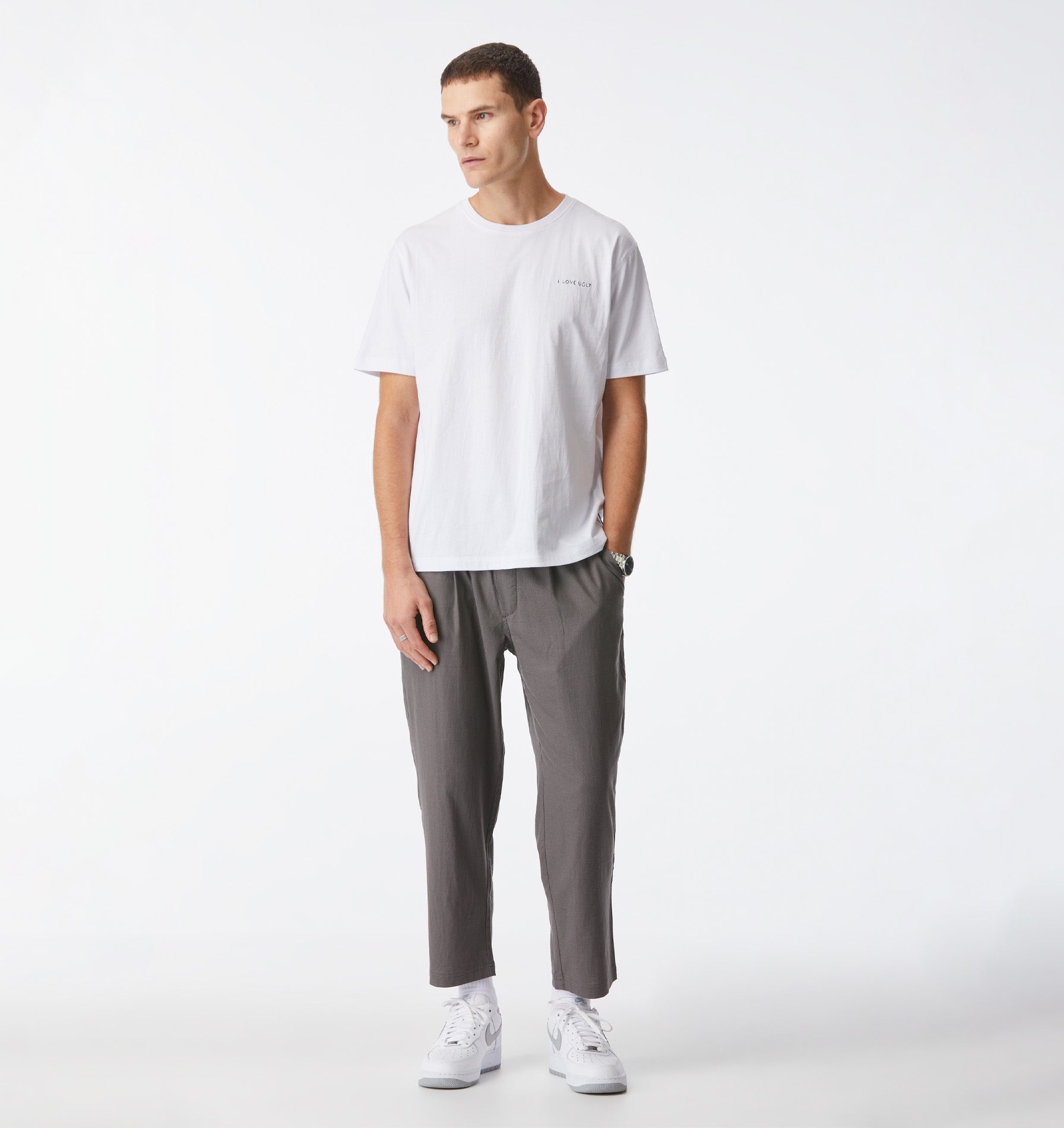 Chainstitch Jeremy Tee - White
