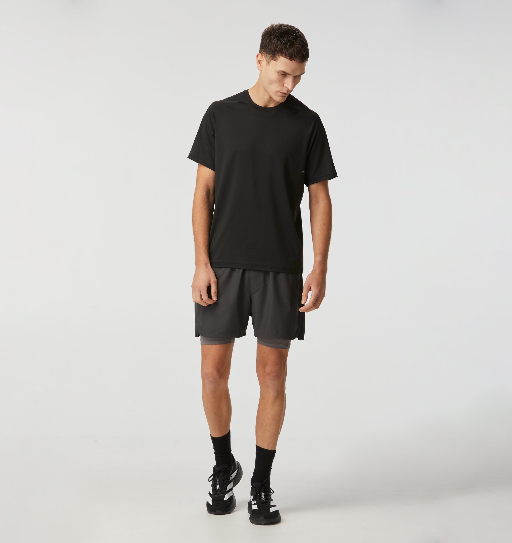 Active Raglan Tee - Black