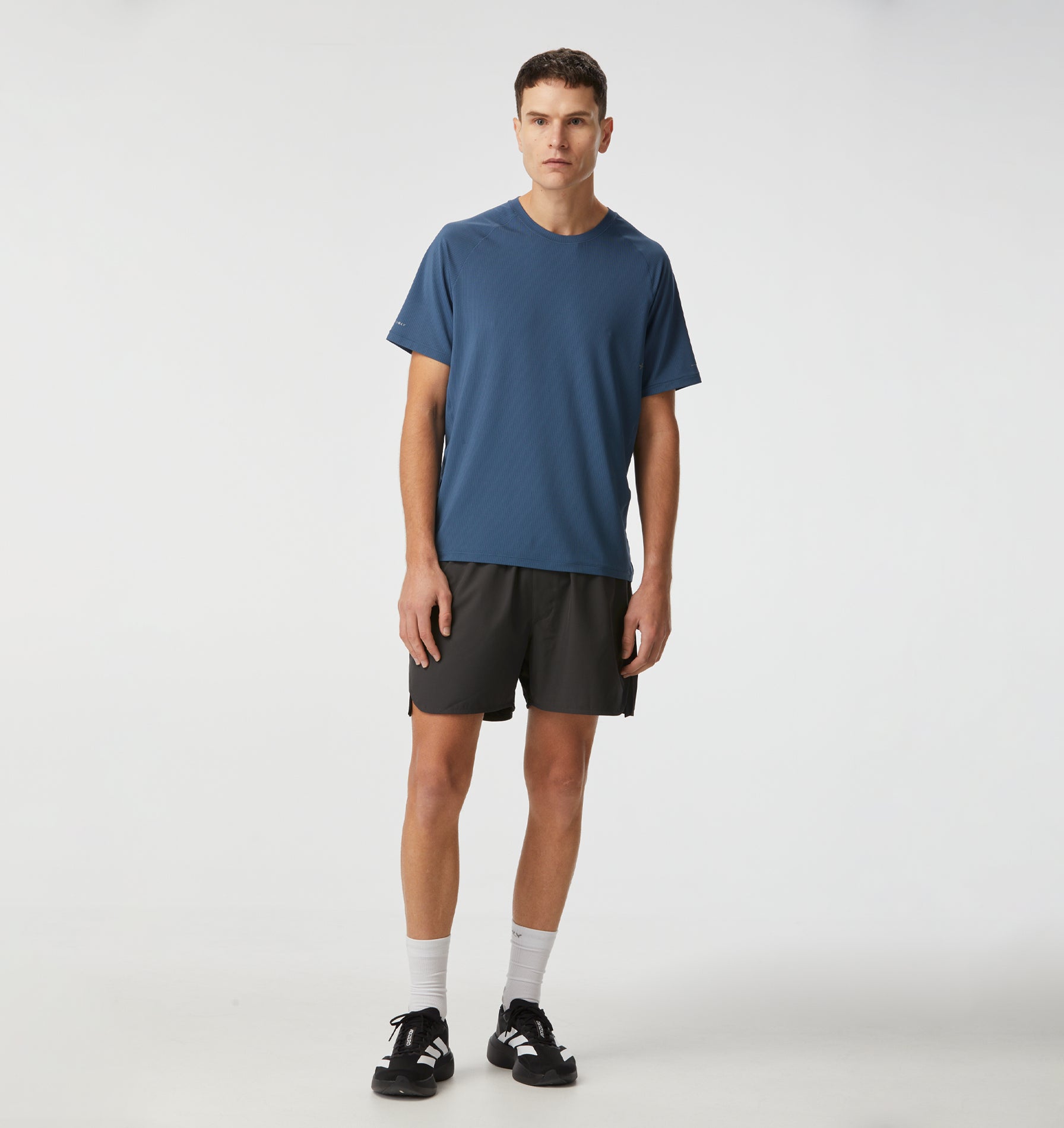 Active Raglan Tee - Smokey Blue