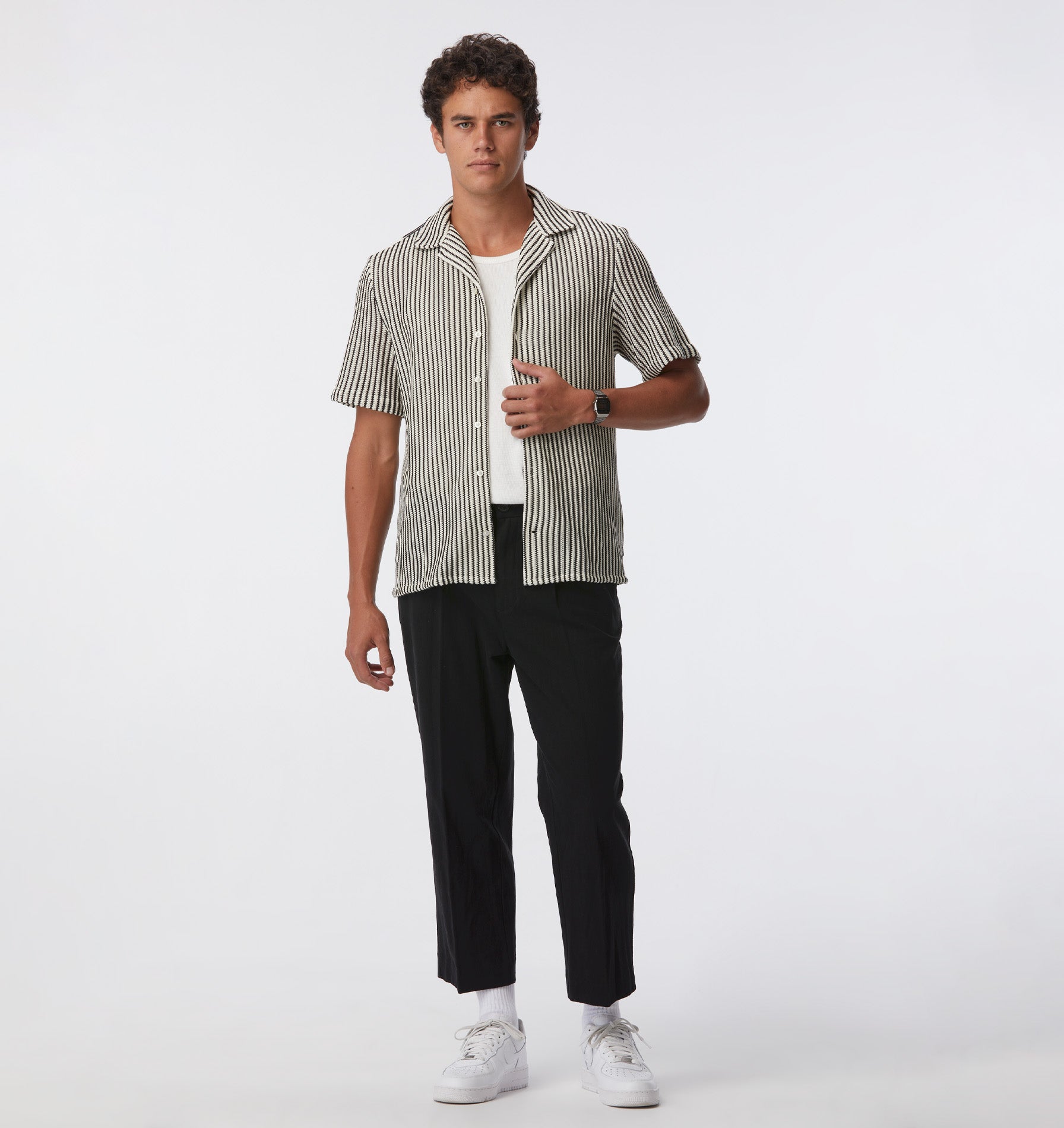 Linen Devin Pant - Black