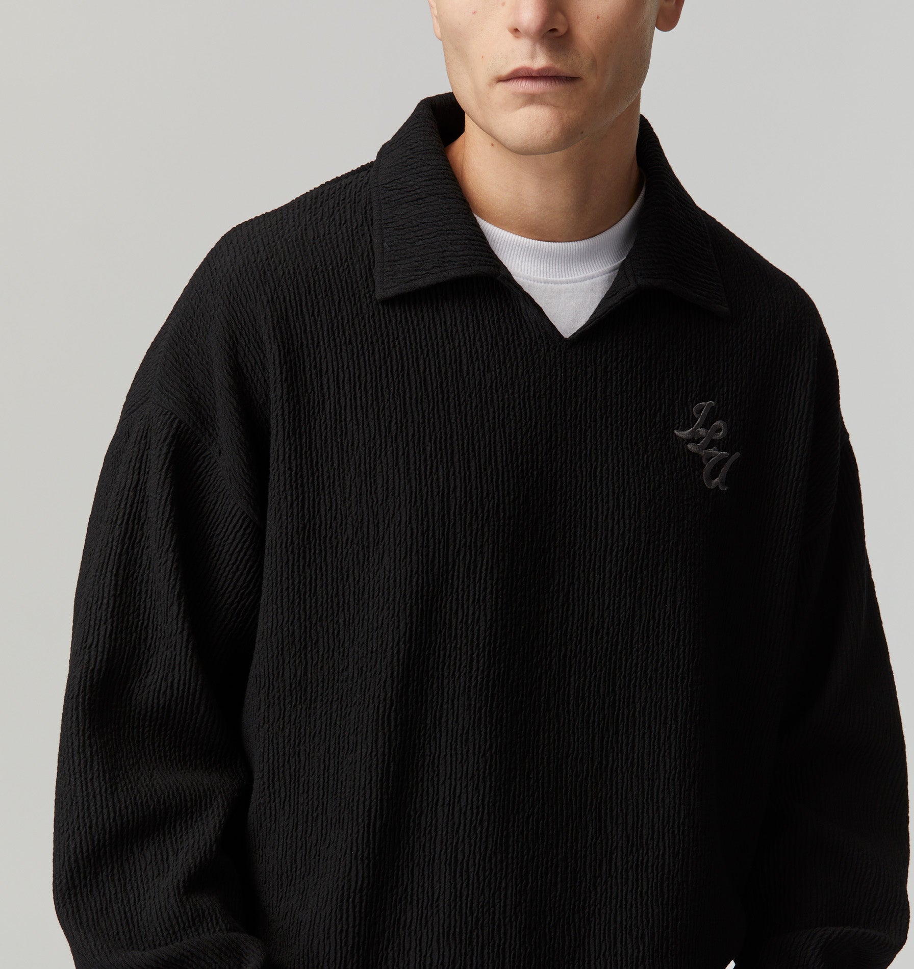 Josiah LS Polo - Black