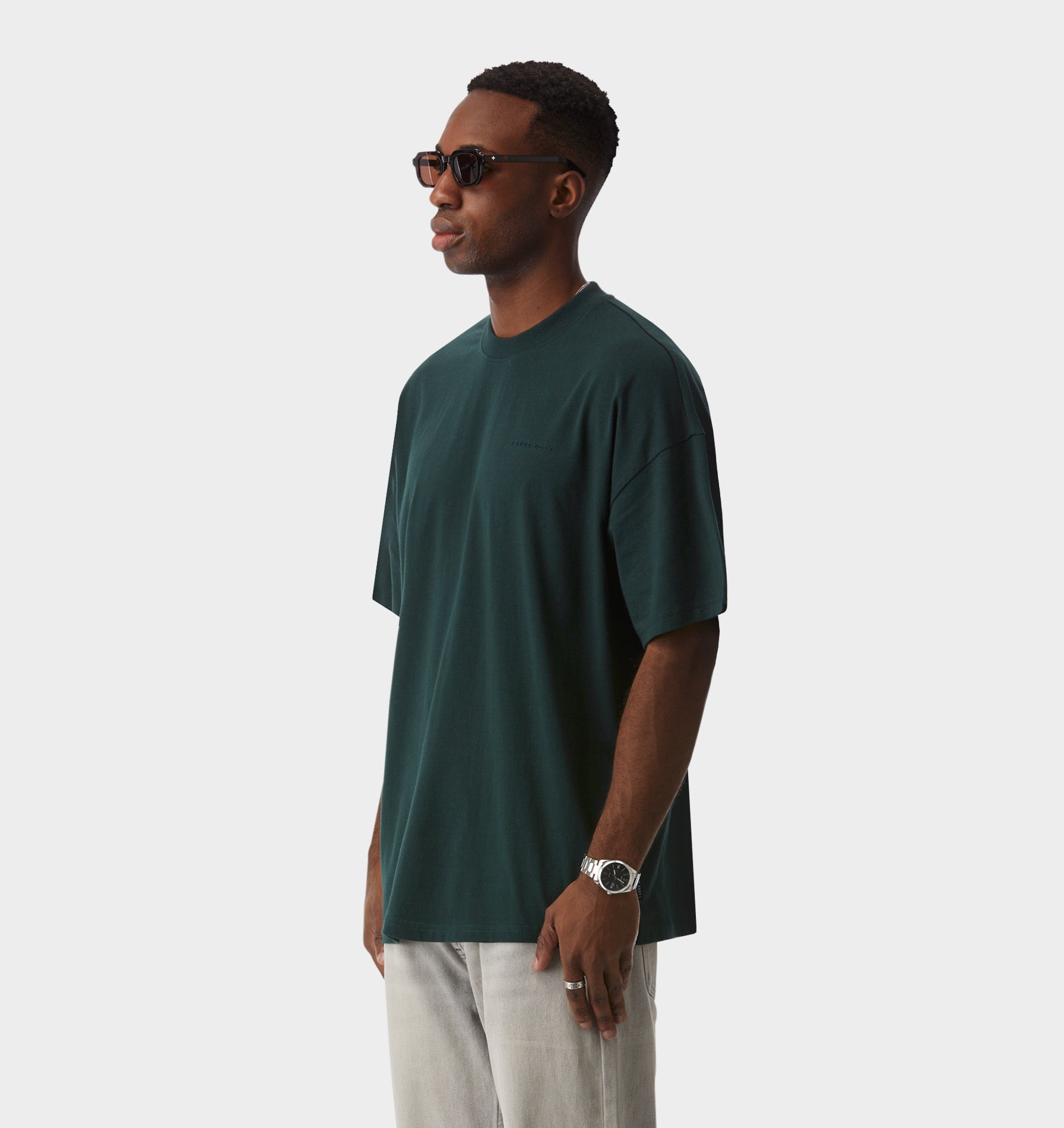 Box Tee - Dark Green