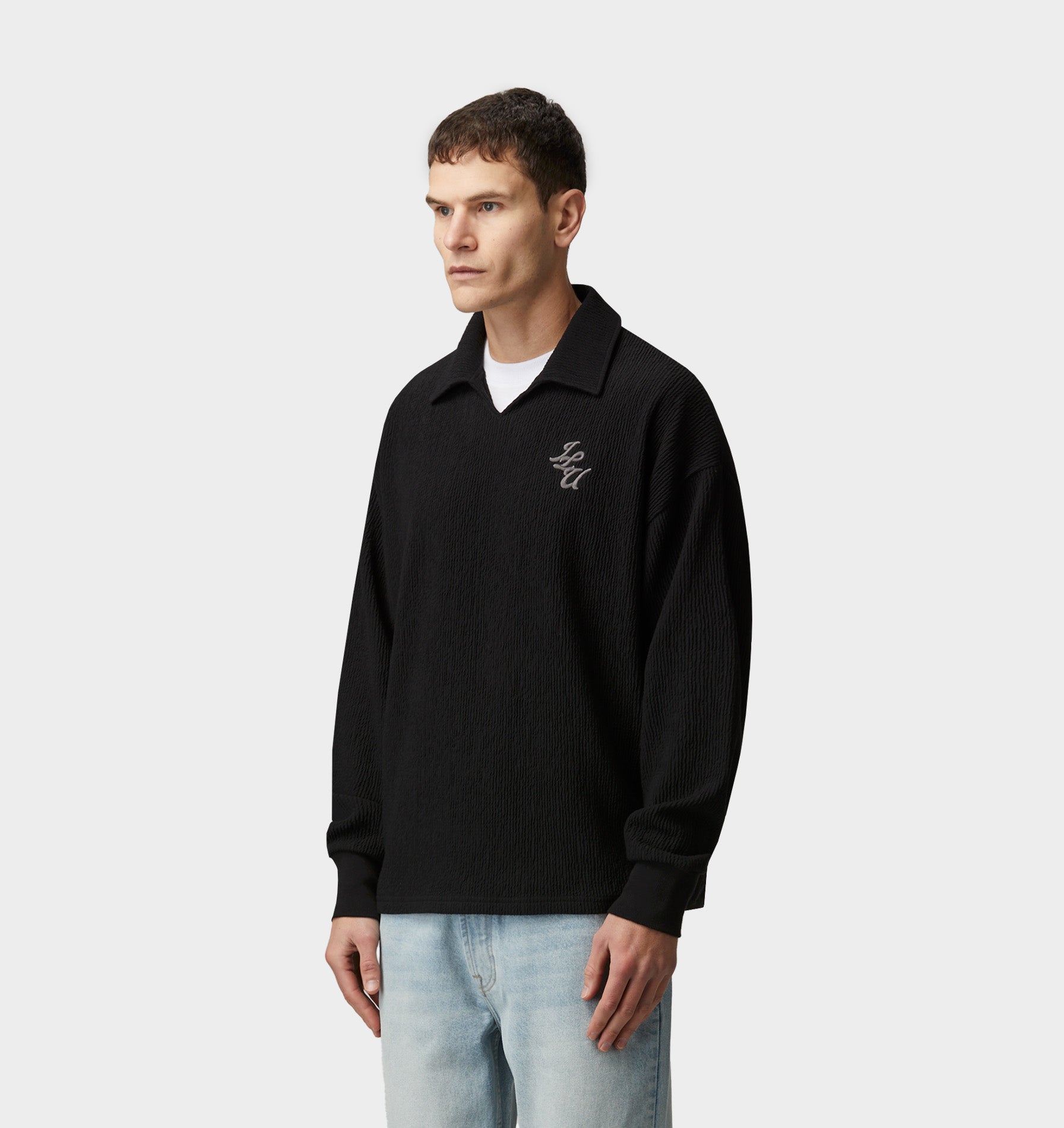 Josiah LS Polo - Black