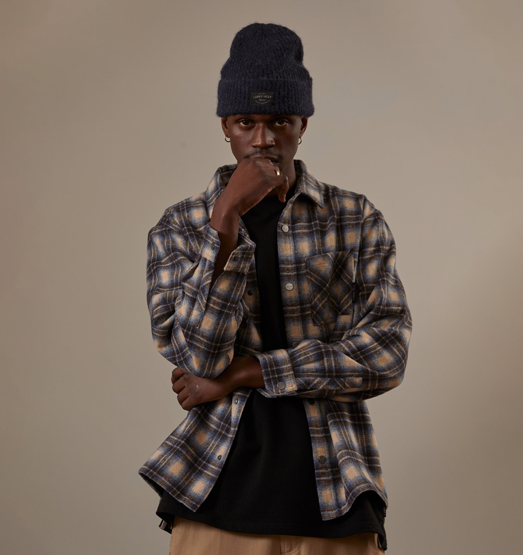 Wyatt Beanie - Navy