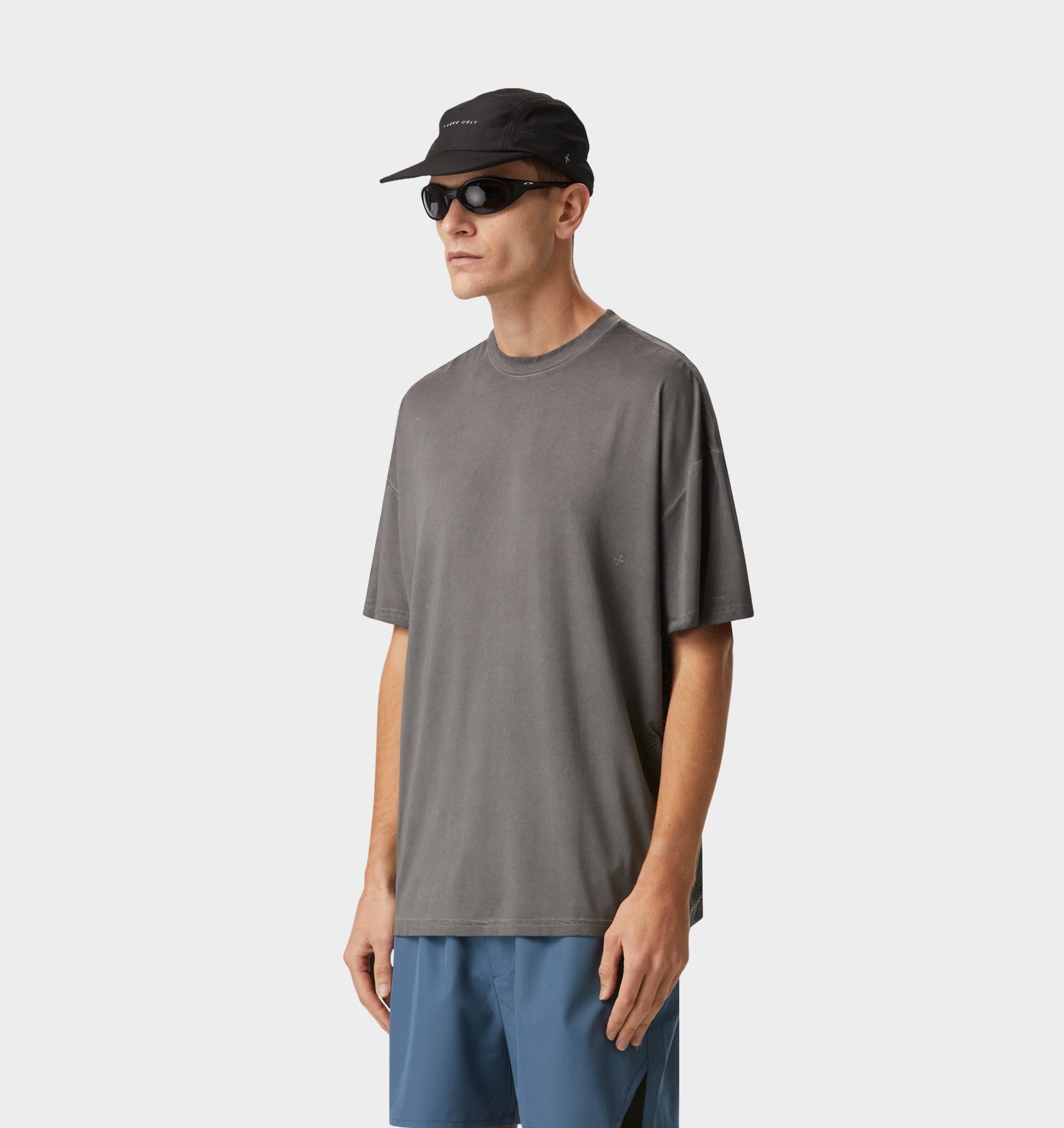 Active Box Tee - Washed Black