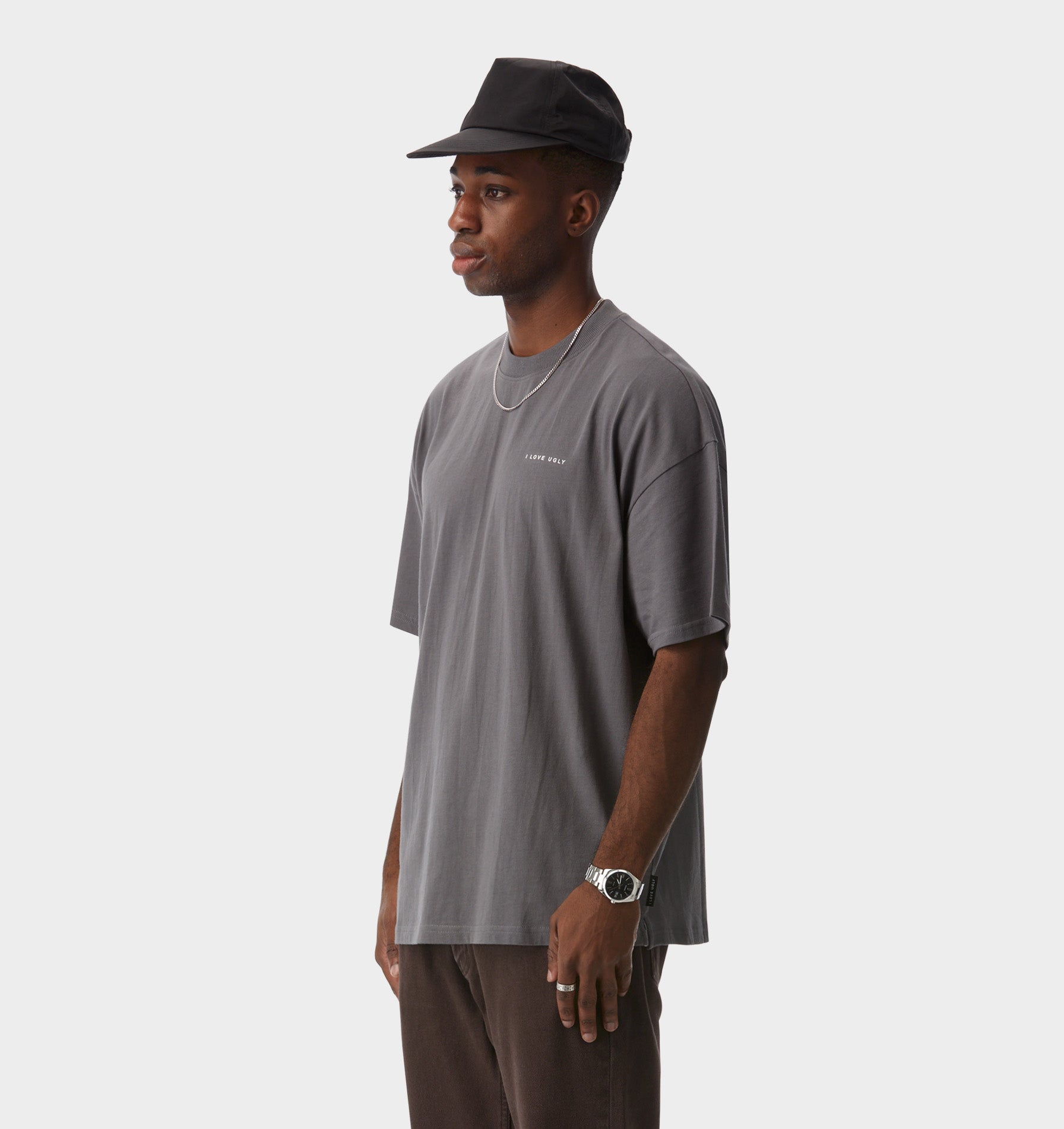 Box Tee - Cobblestone