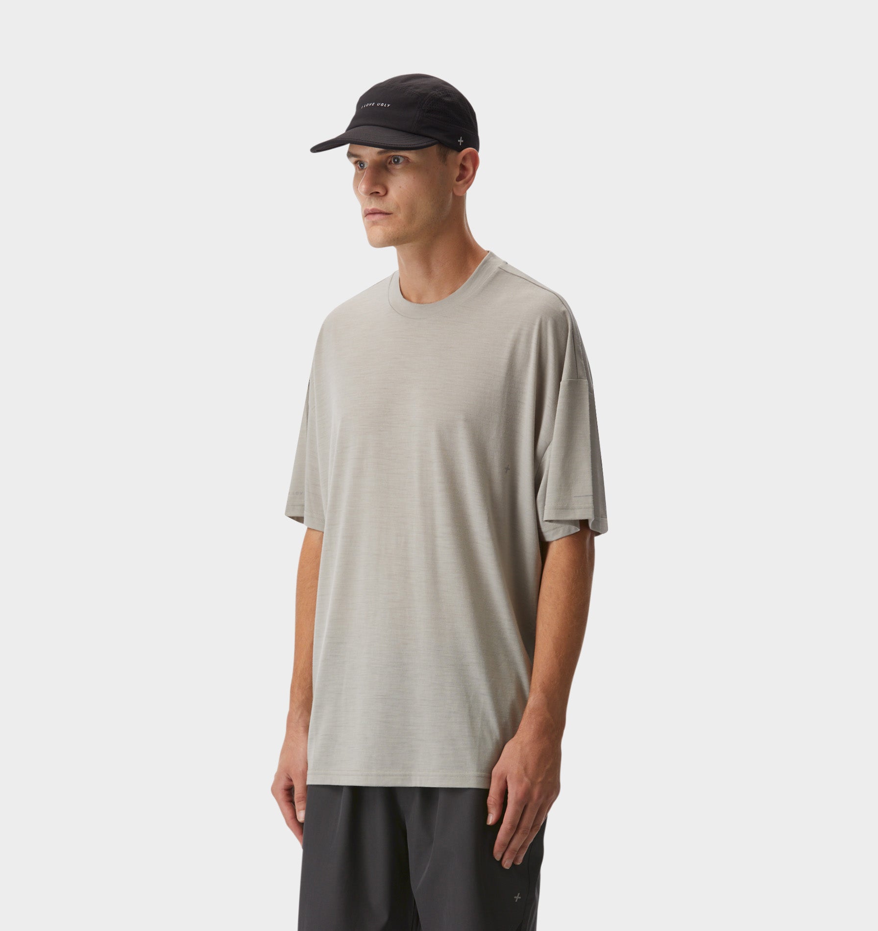 Merino Active Box Tee - Taupe