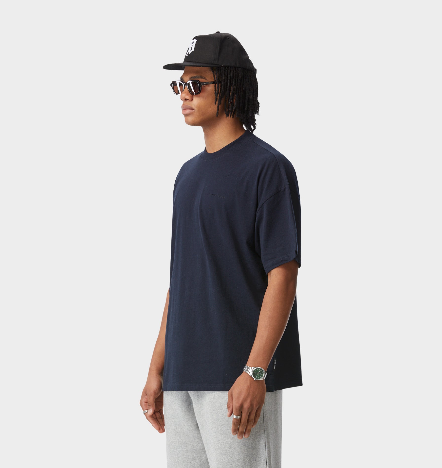 Box Tee - Midnight Navy