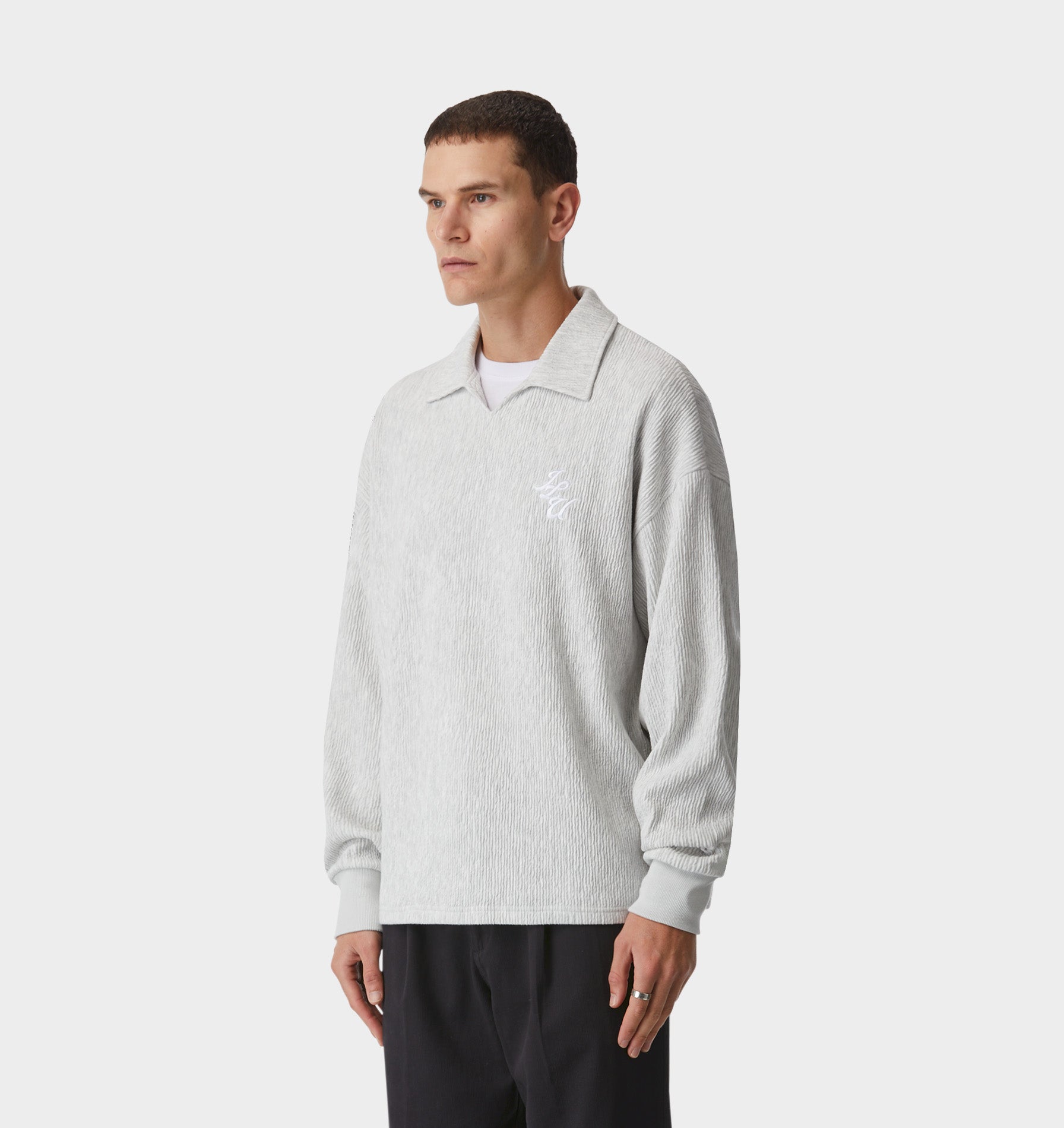 Josiah LS Polo - Stone Marle