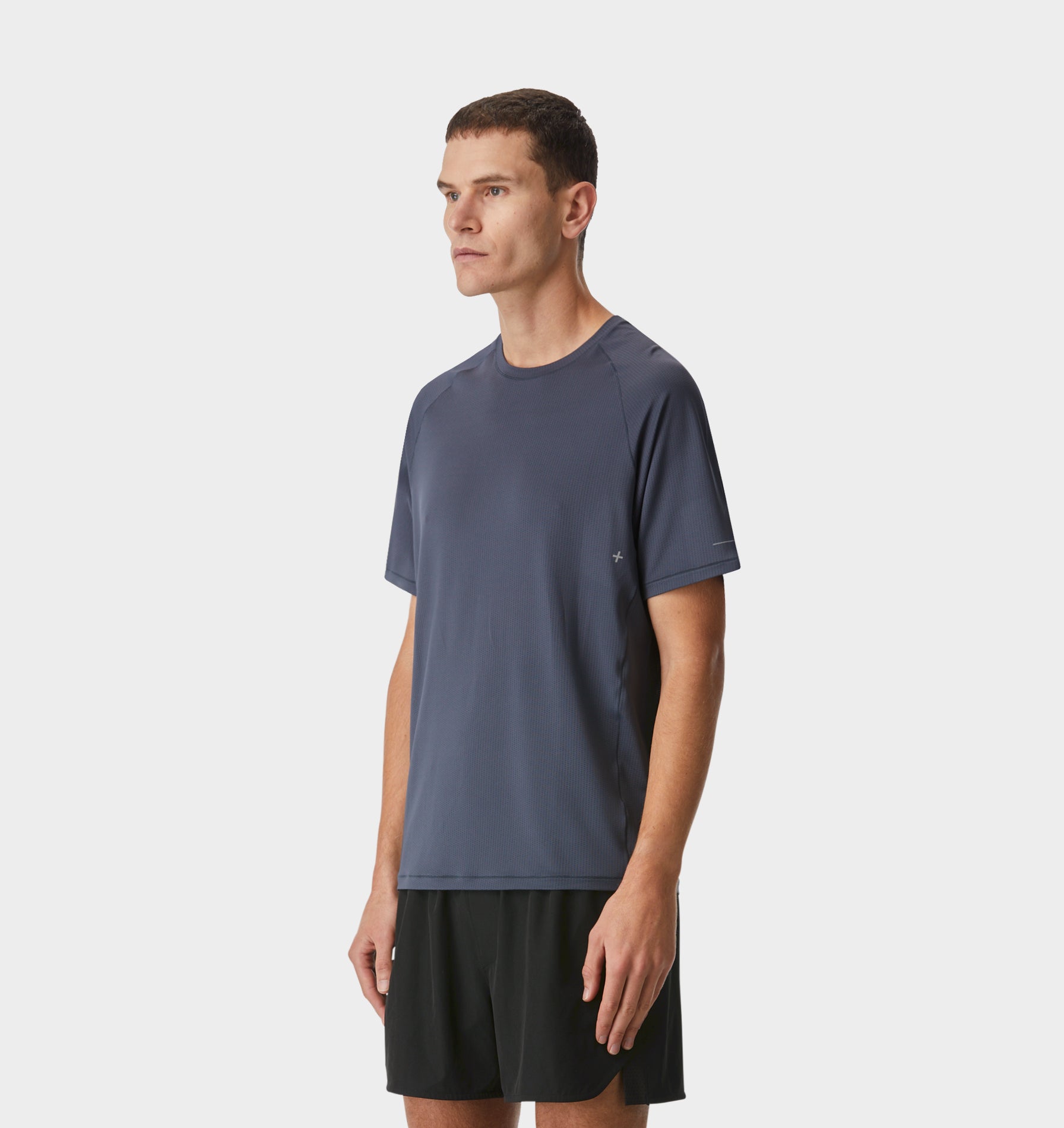 Active Raglan Tee - Charcoal