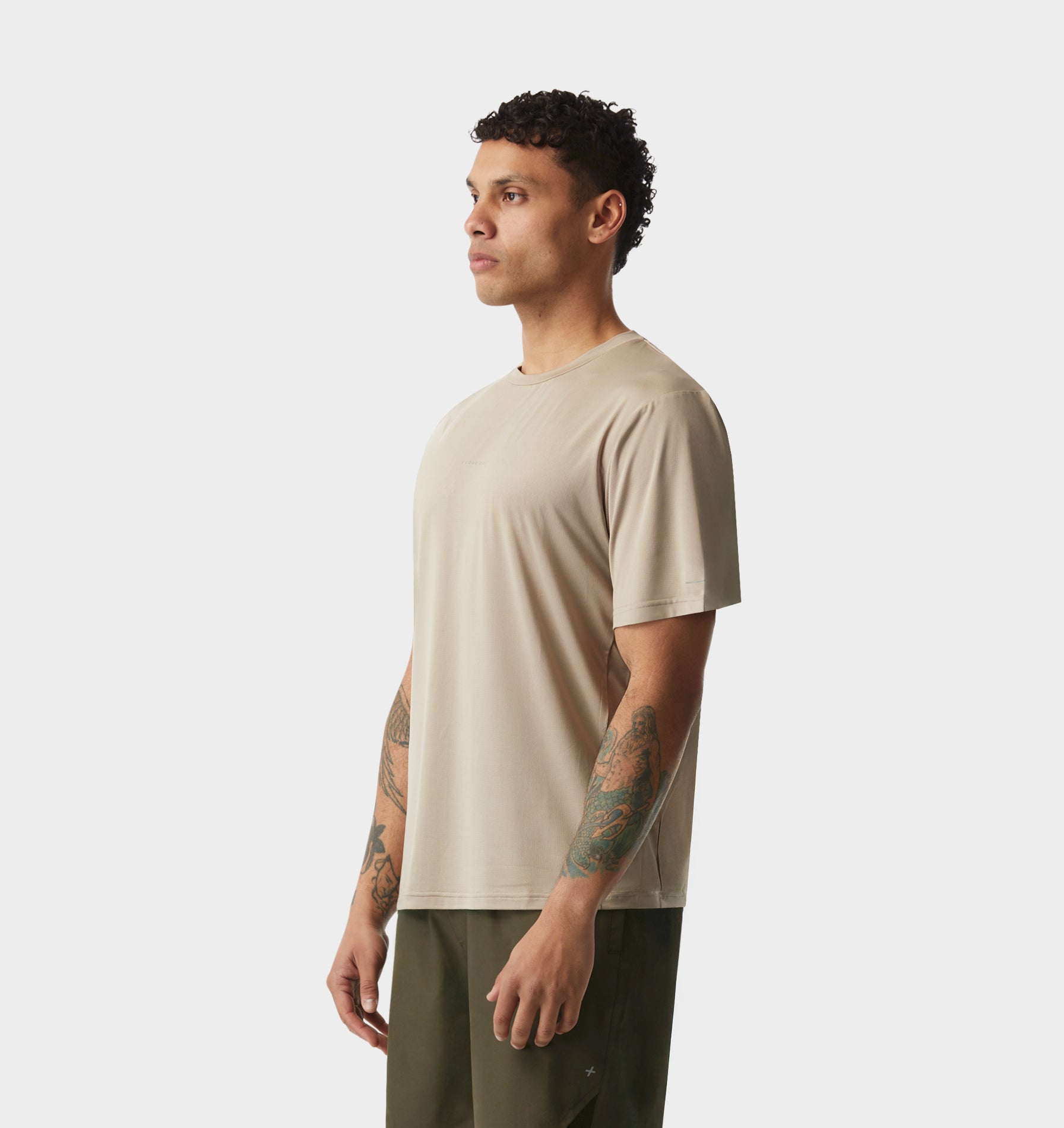 Active Classic Tee - Taupe