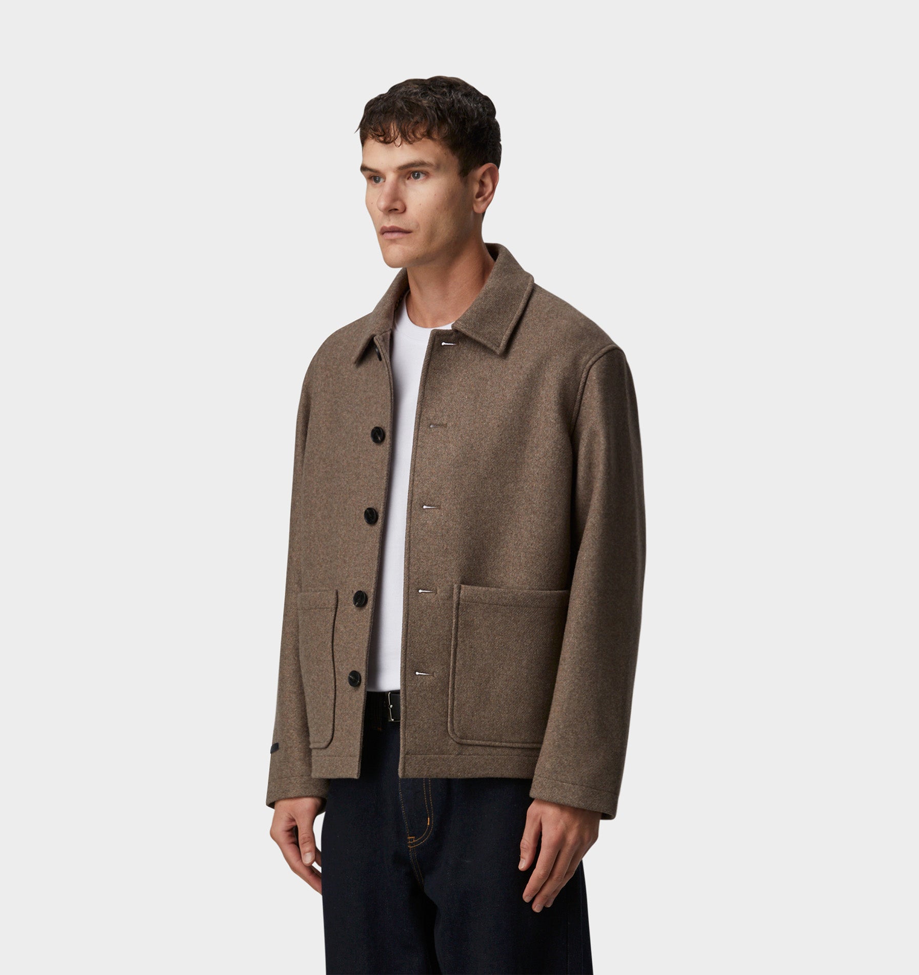 Carson Wool Jacket - Mushroom