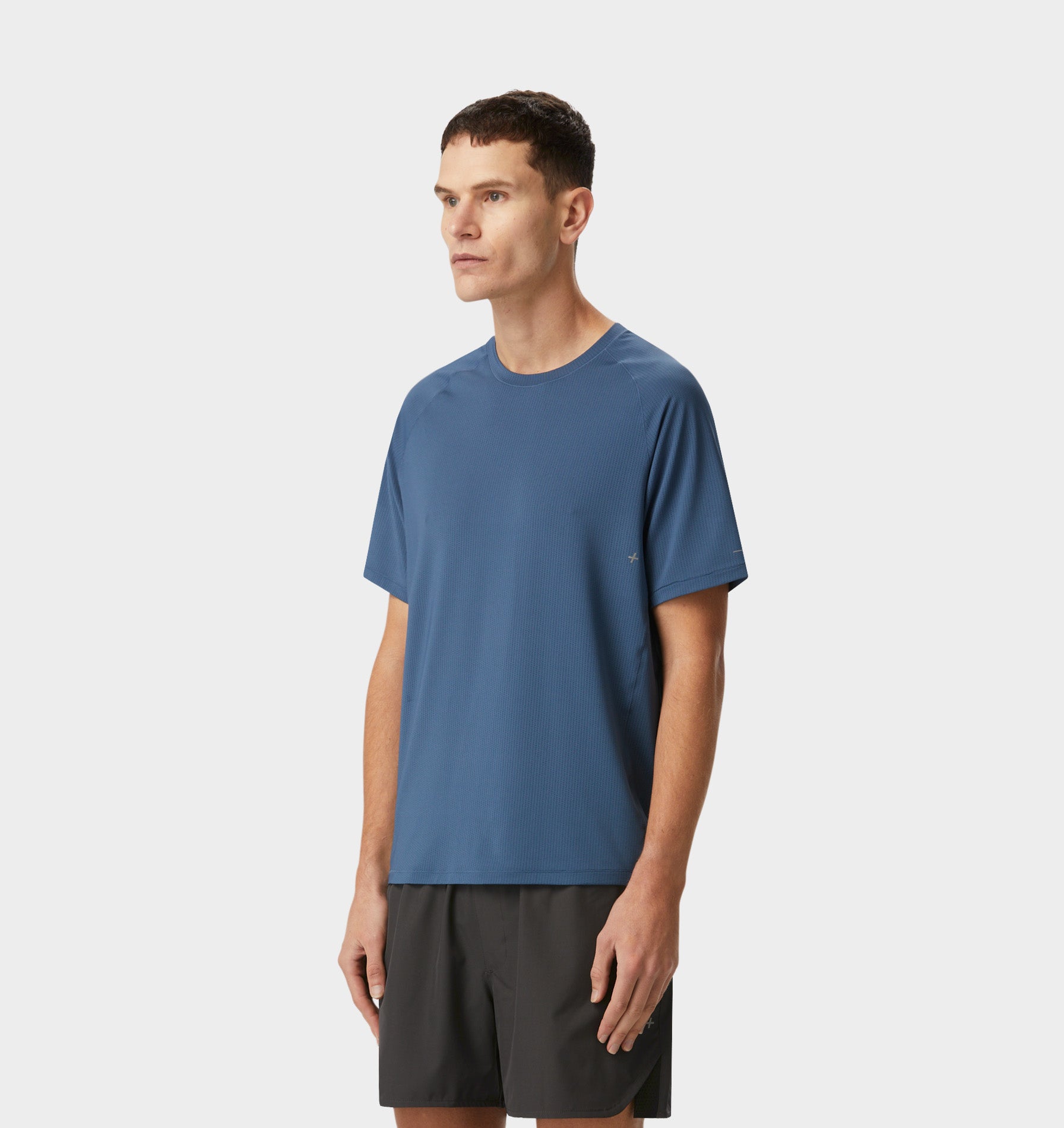 Active Raglan Tee - Smokey Blue