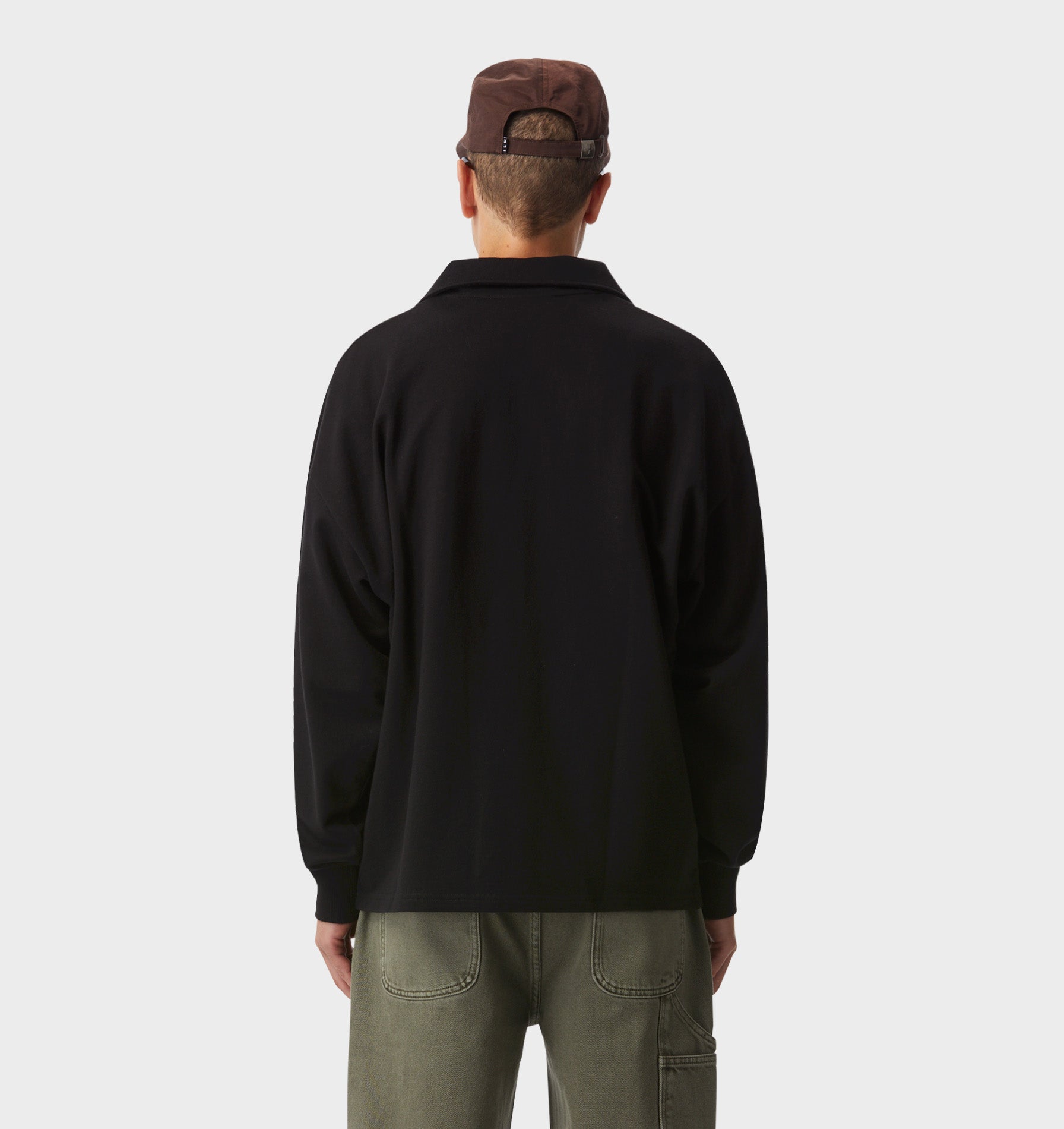 Heavy Josiah LS Polo - Black